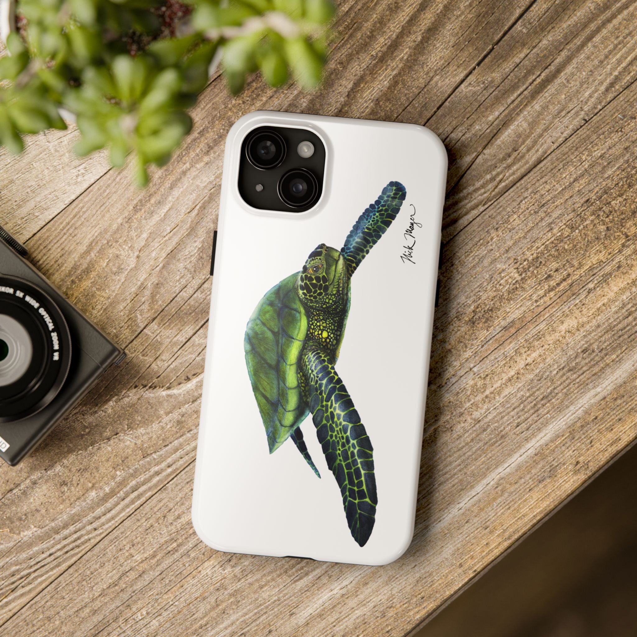Green Sea Turtle Phone Case (iPhone)
