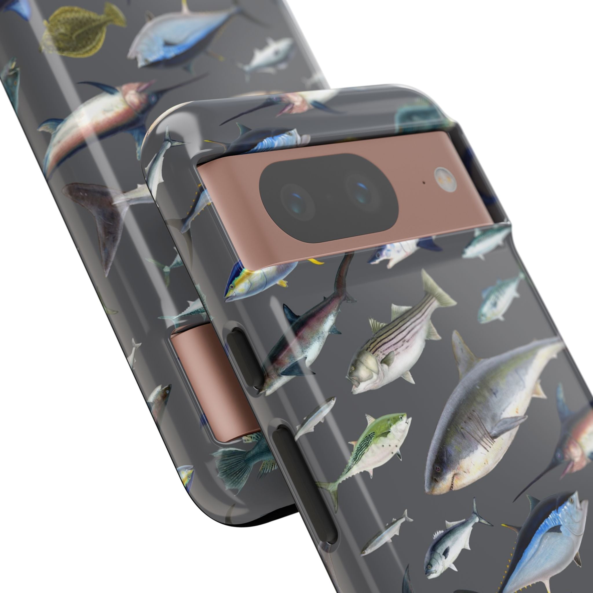 New England Offshore Fish Grey Phone Case, NEW!  (Samsung)