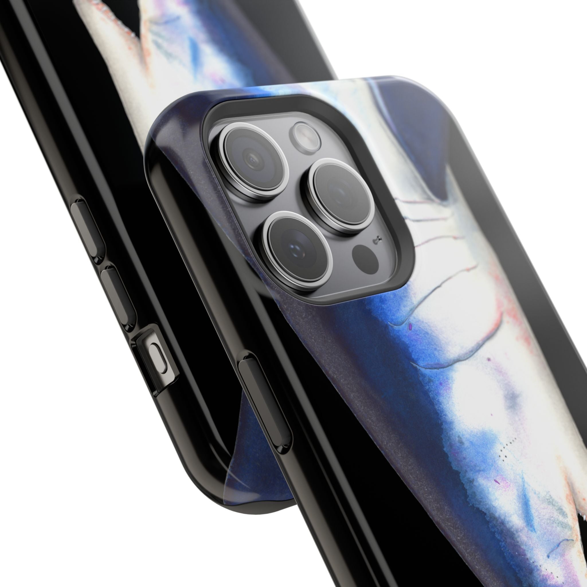 Mako Shark Face MagSafe Black iPhone Case