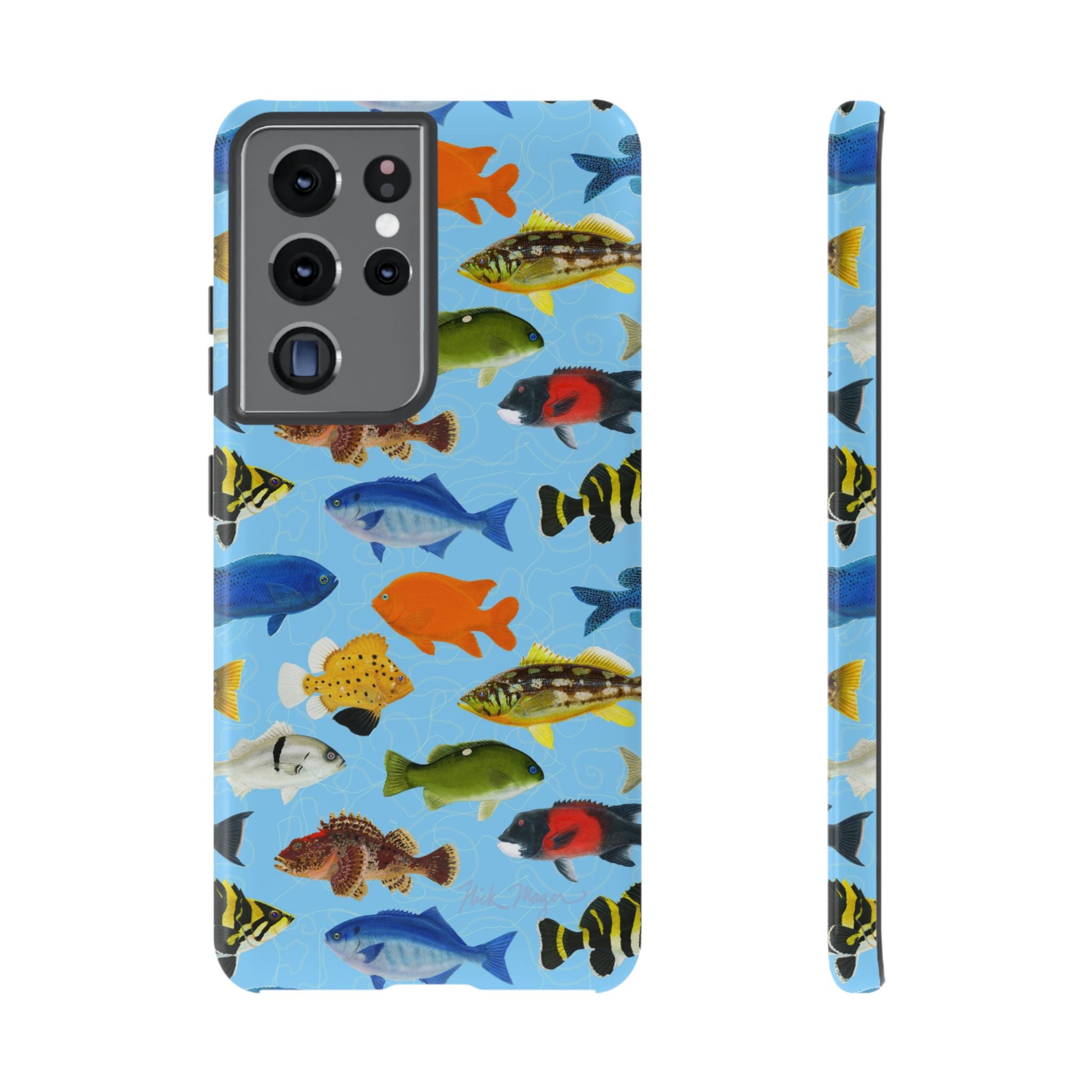 NEW California Fish Blue Phone Case (Samsung)