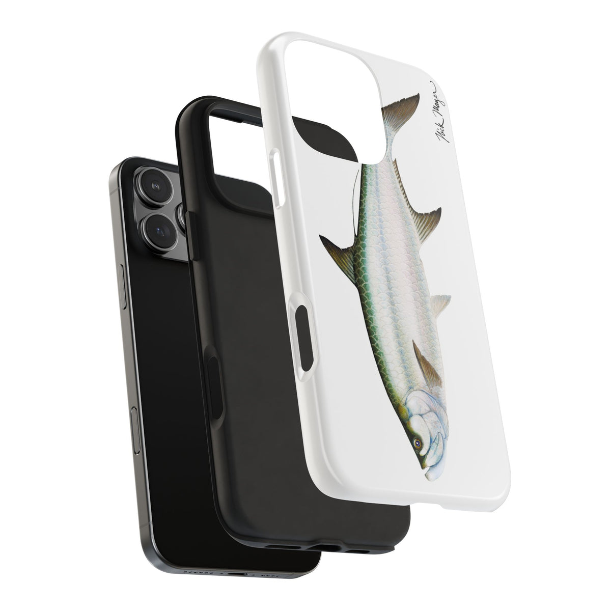 Tarpon White Phone Case (iPhone) Printify