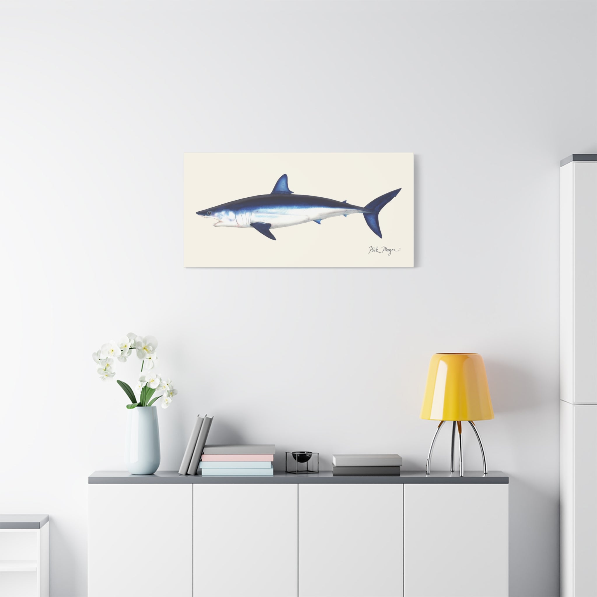 Mako Shark Canvas Print, up to 30 x 60