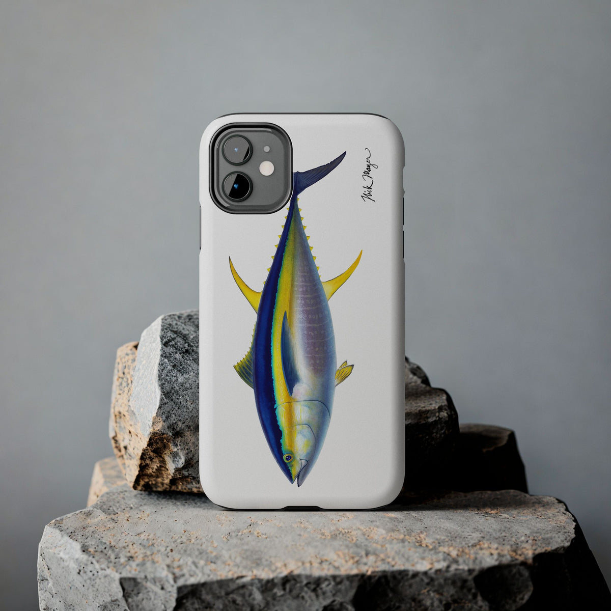 Yellowfin Tuna White Phone Case (iPhone) Printify