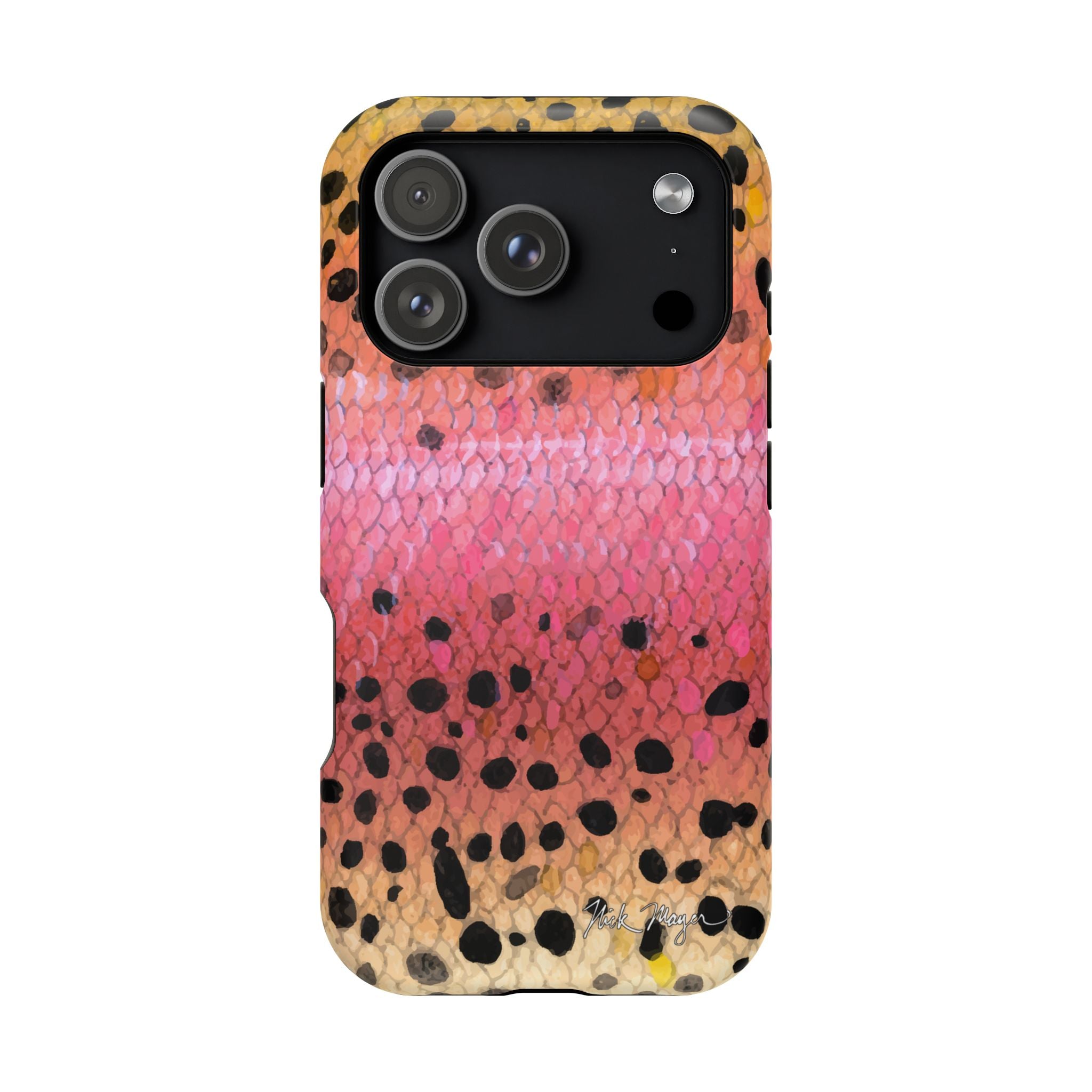 Rainbow Trout Skin MagSafe iPhone Case
