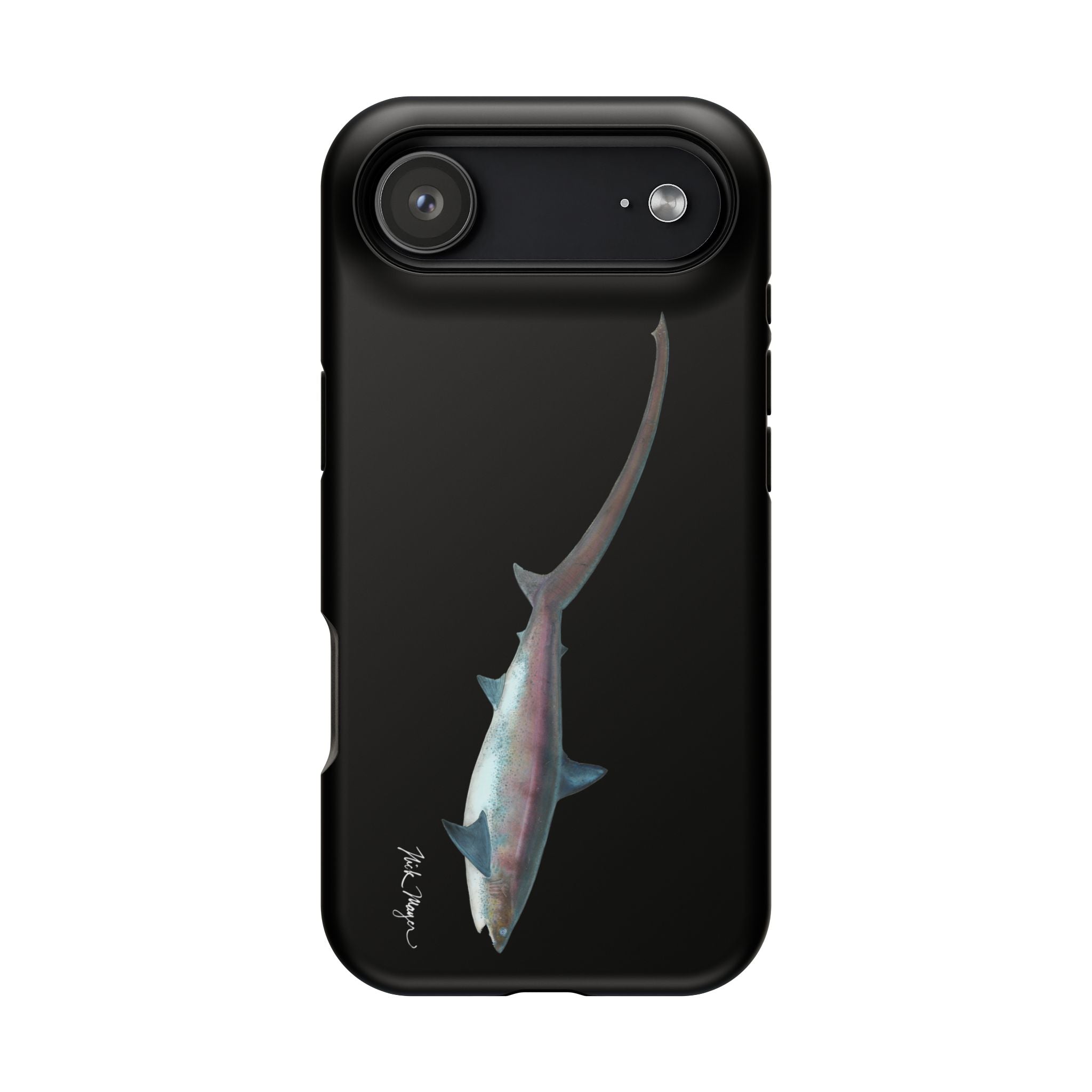 Thresher Shark MagSafe Black iPhone Case
