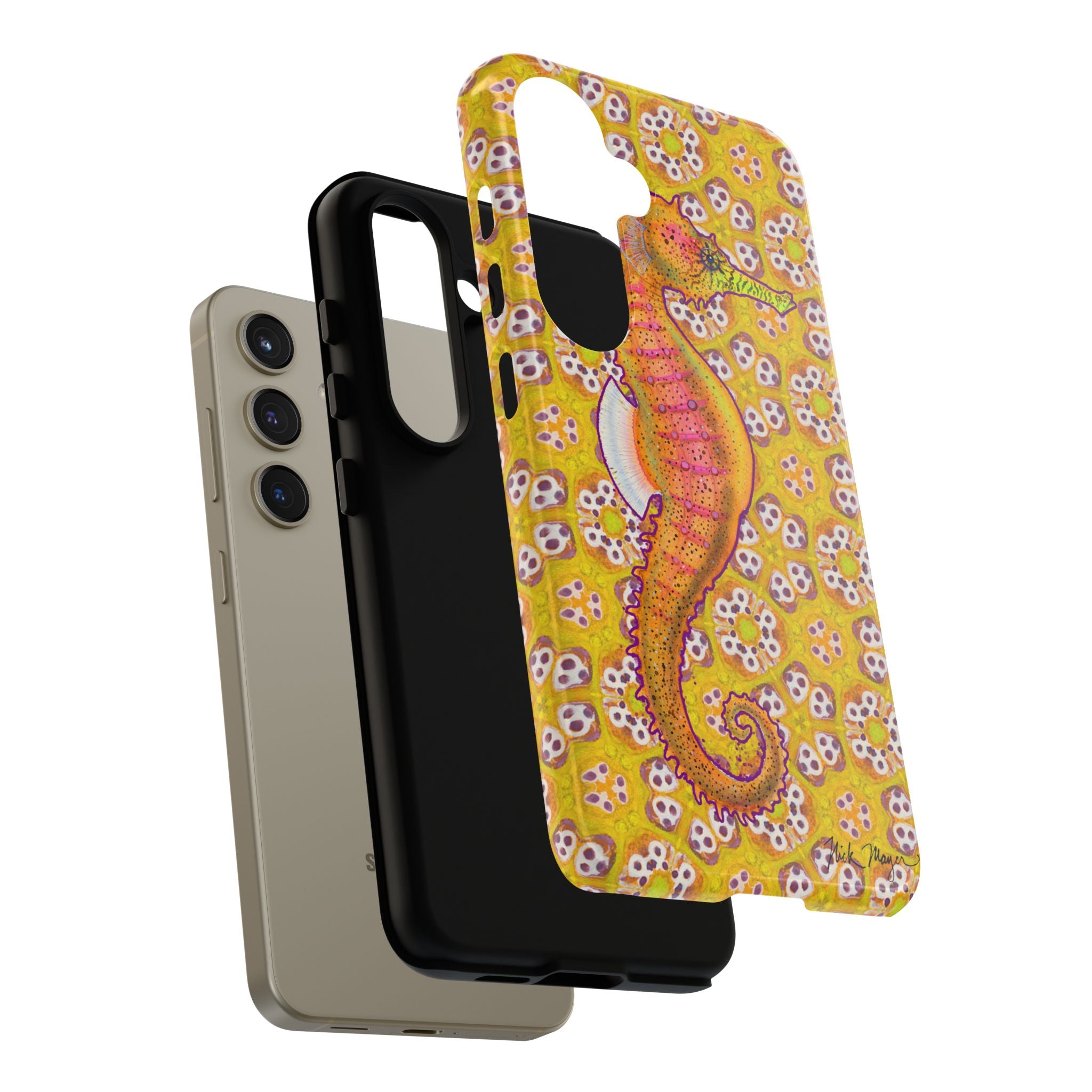 Psychedelic Seahorse Phone Case (Samsung) Printify
