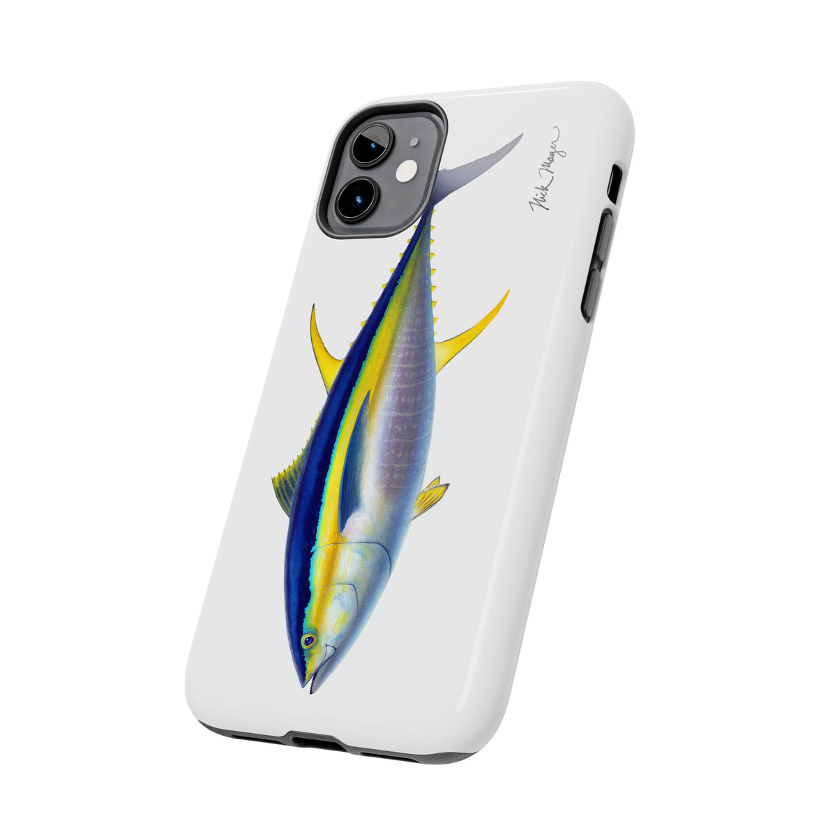Yellowfin Tuna White Phone Case (iPhone) Printify