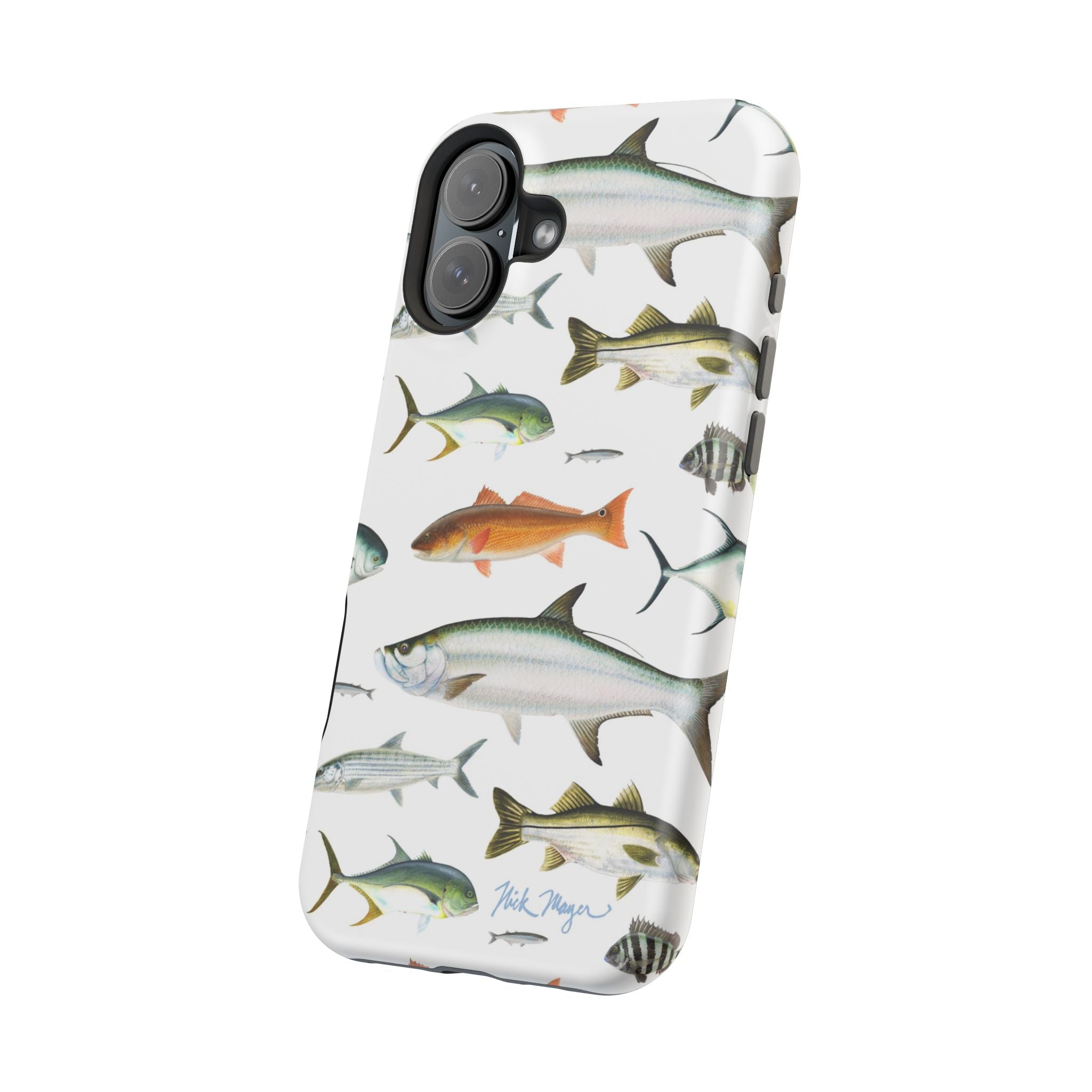 Southern Fish White MagSafe iPhone Case