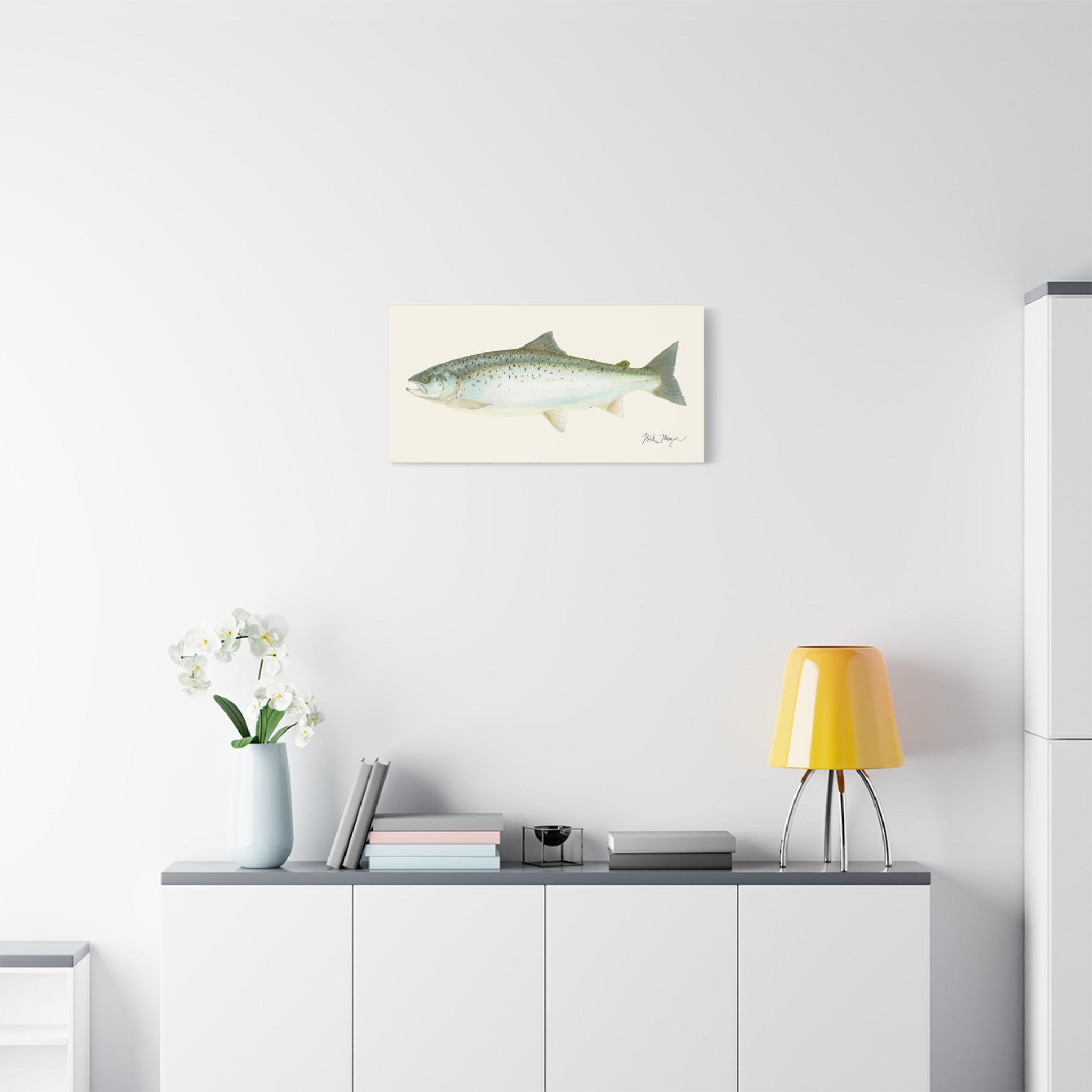 Landlocked Salmon Canvas Print