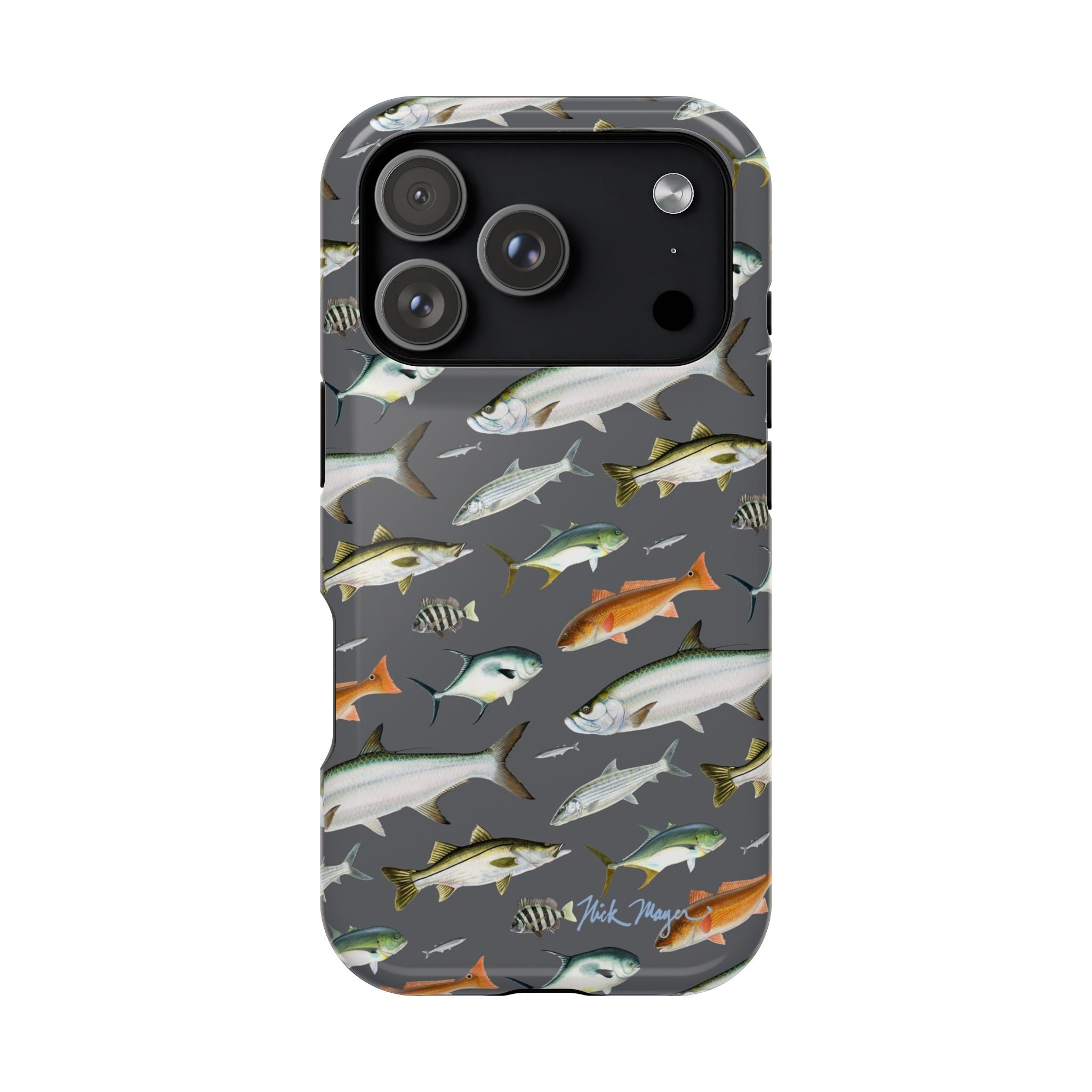 Southern Fish Grey MagSafe iPhone Case