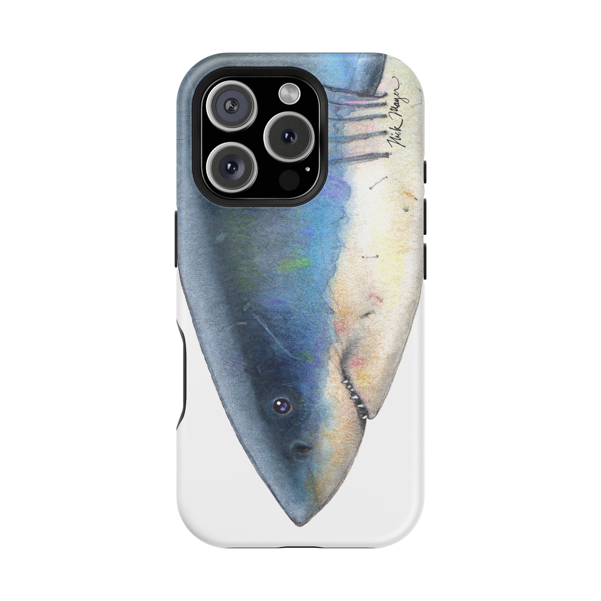 Great White Shark Face MagSafe iPhone Case