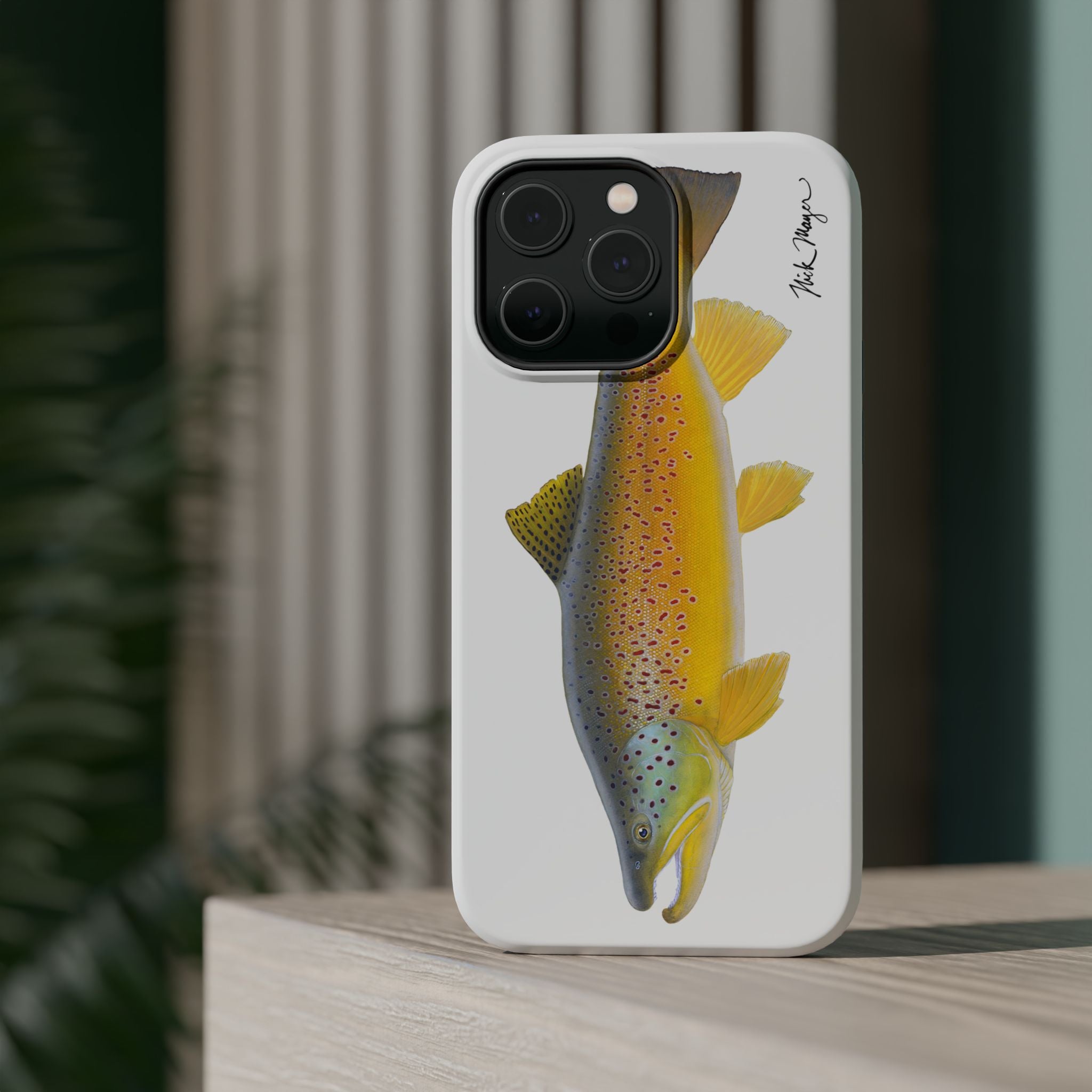 Brown Trout 3 MagSafe iPhone Case