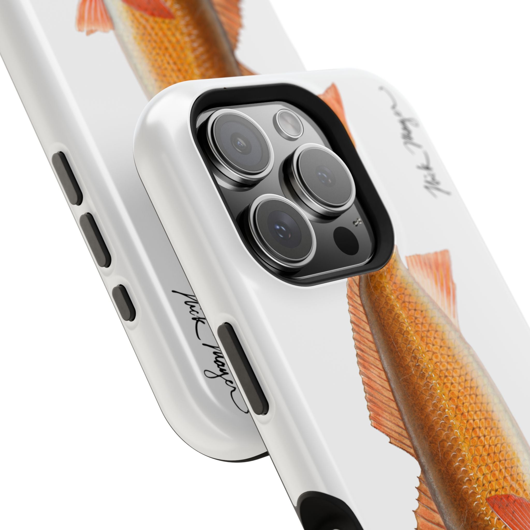 Redfish MagSafe White iPhone Case