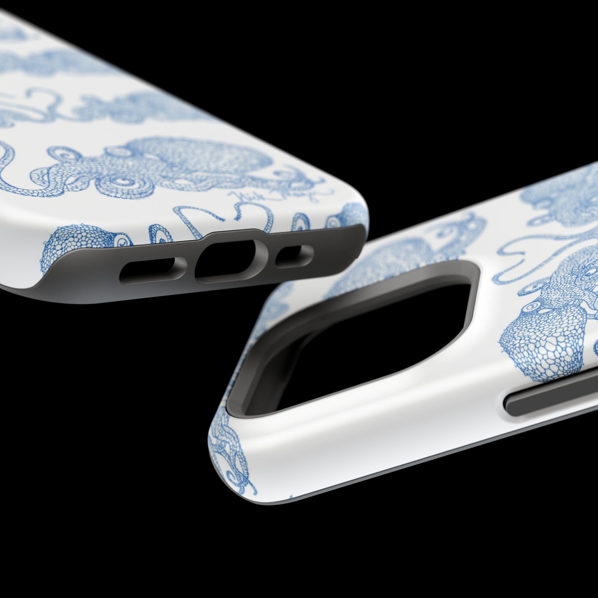 Blue Octopus 1 MagSafe iPhone Case