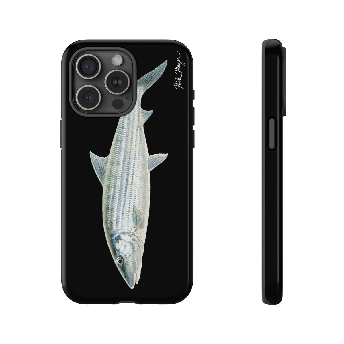 Bonefish Black iPhone 15 Case