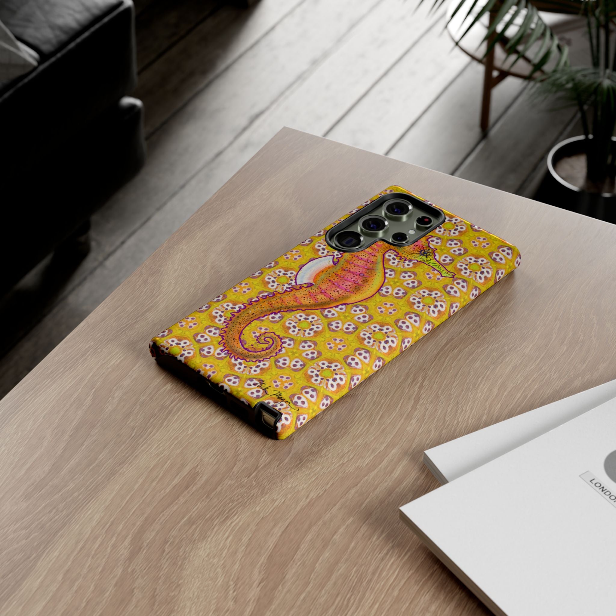 Psychedelic Seahorse Phone Case (Samsung) Printify
