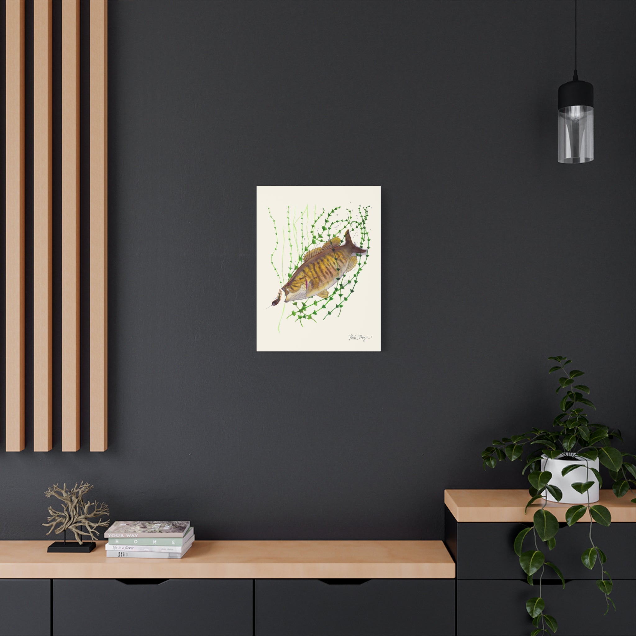 Bronzeback Smallmouth Bass Canvas Print