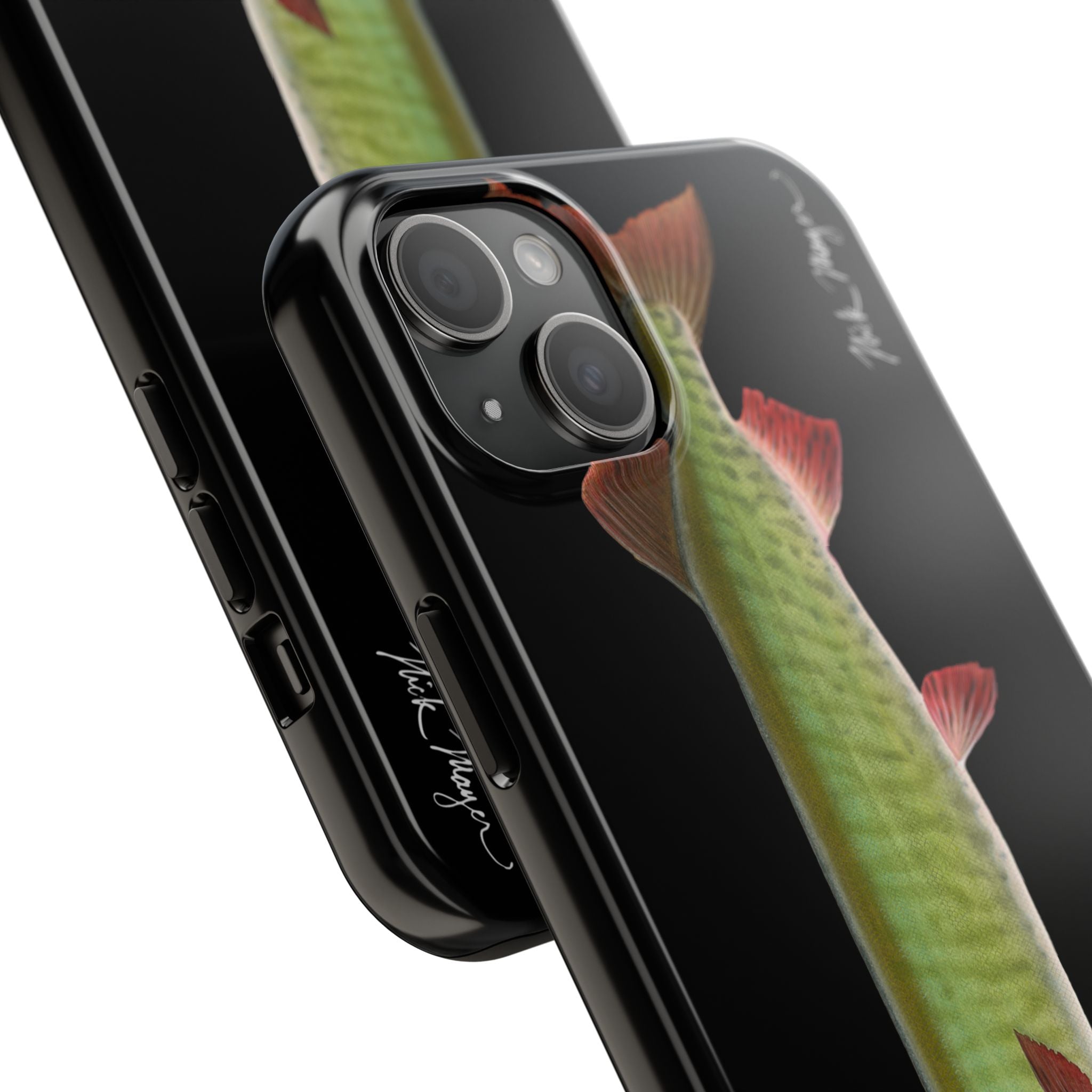 Trophy Muskie Black Phone Case (iPhone)