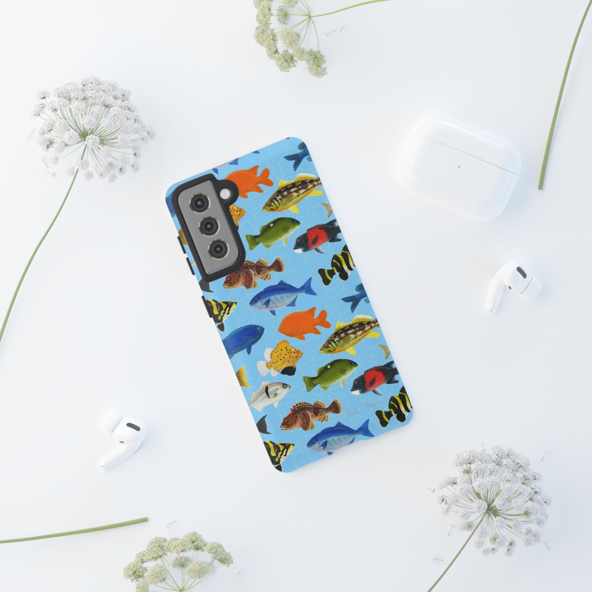 NEW California Fish Blue Phone Case (Samsung)