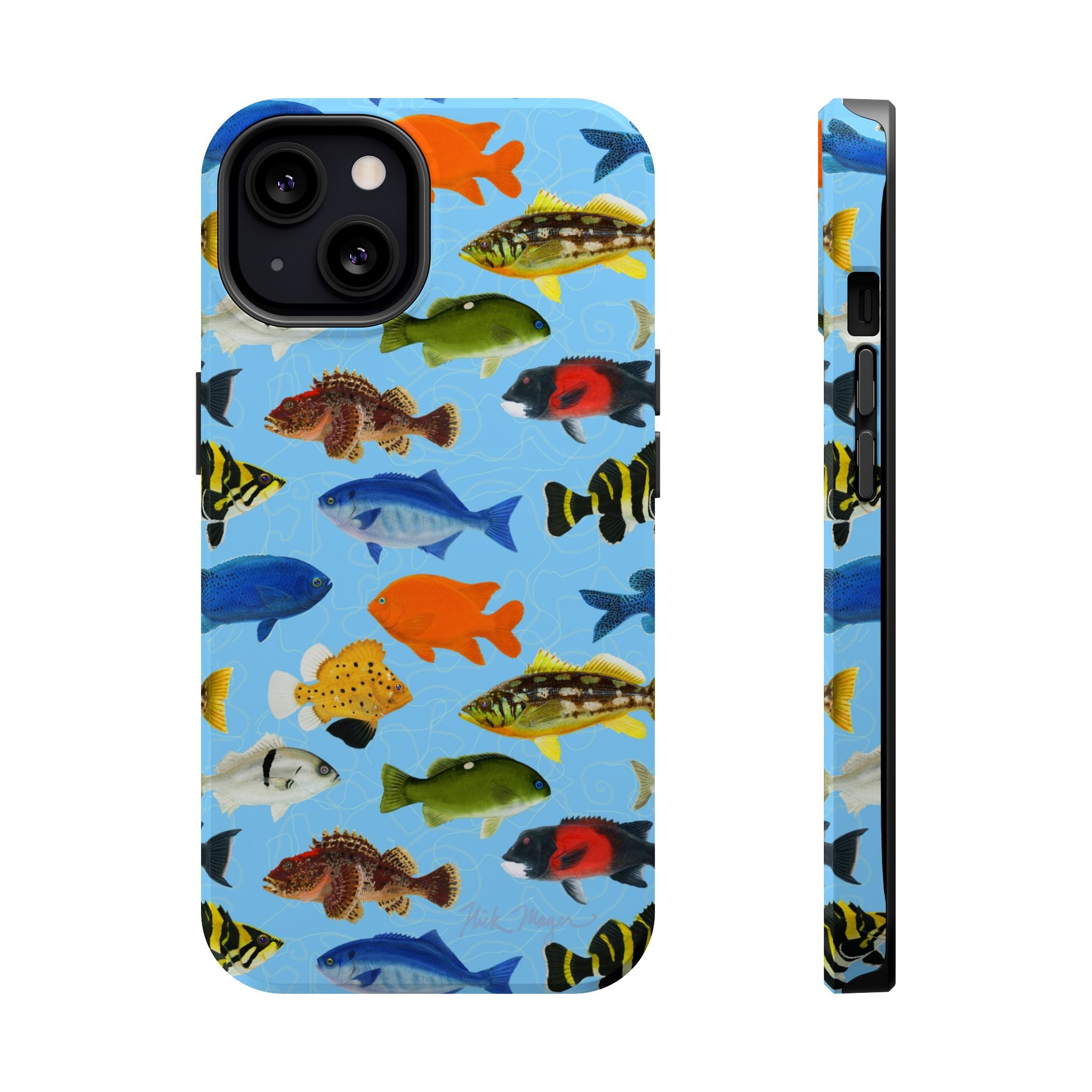 NEW California Fish Blue MagSafe iPhone Case