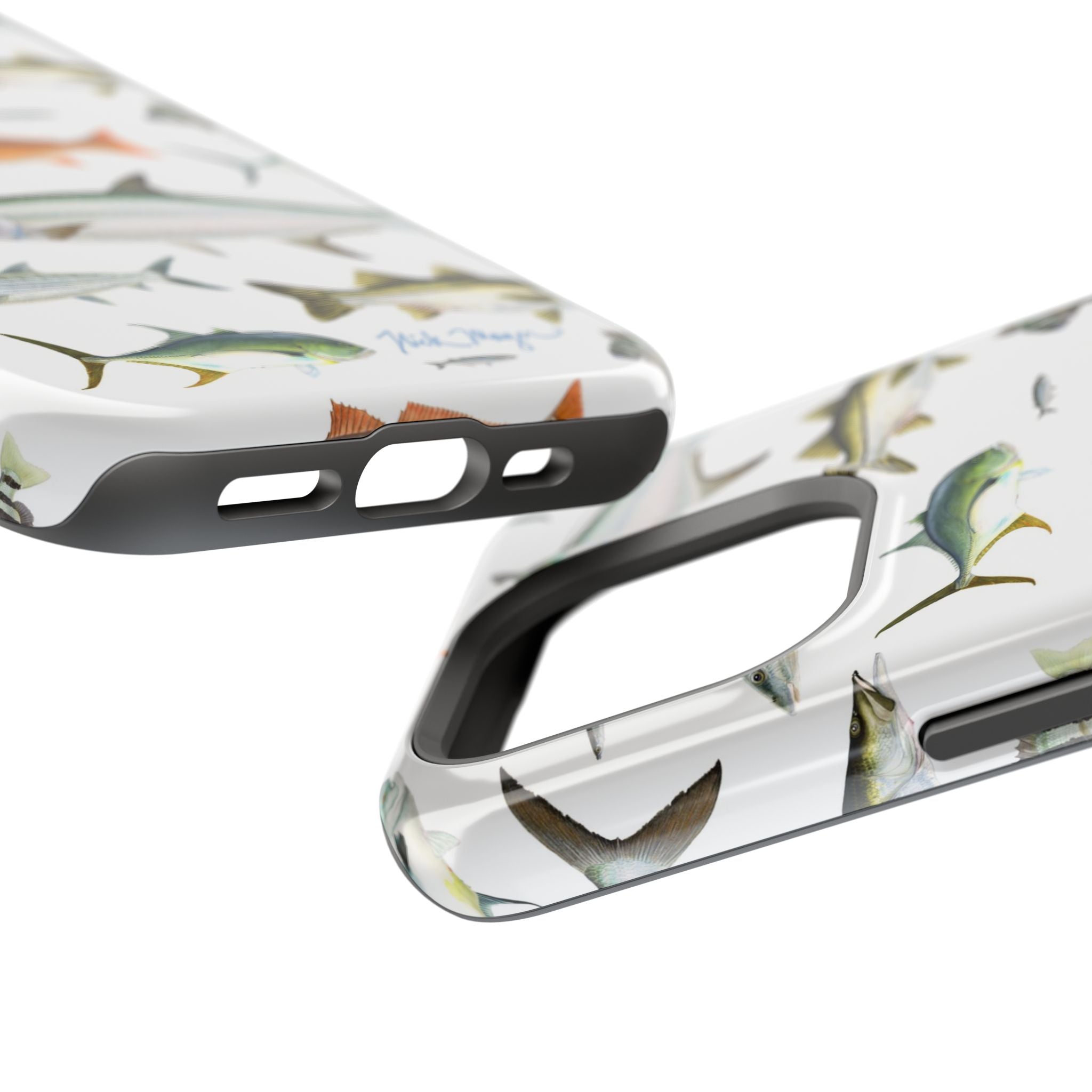 Southern Fish White MagSafe iPhone Case