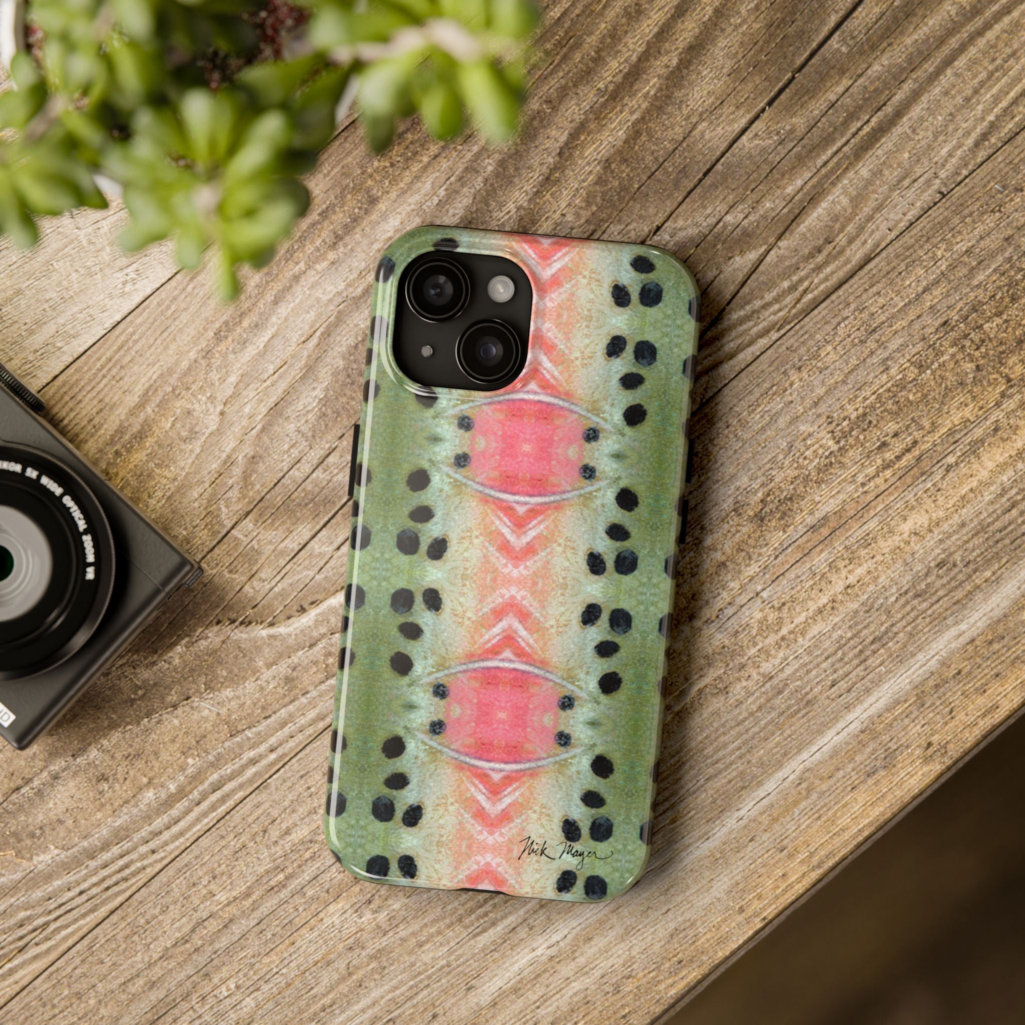 Rainbow Trout Pattern Phone Case (iPhone)
