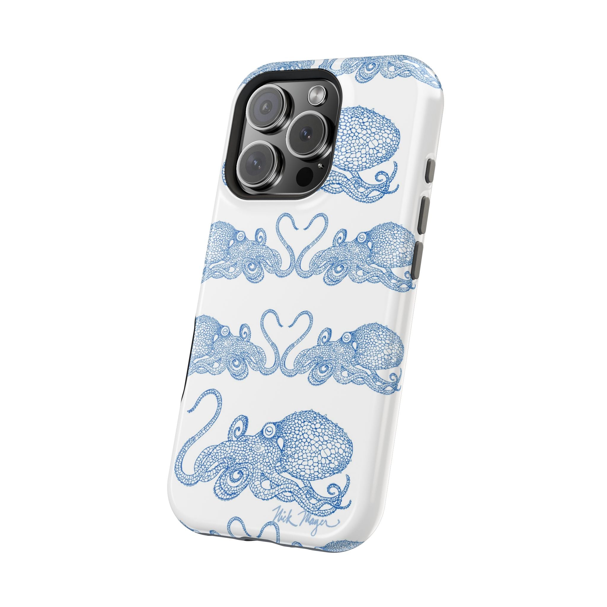 Blue Octopus 1 MagSafe iPhone Case