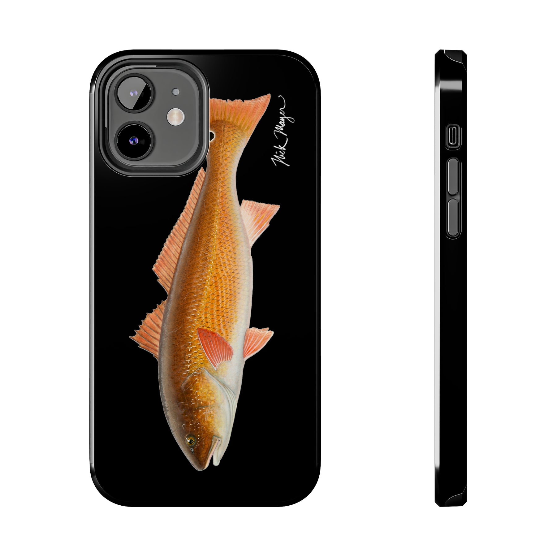Redfish Black Phone Case (iPhone)
