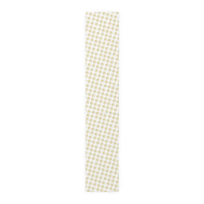 Ivory Sand Dollars II Cotton Table Runner