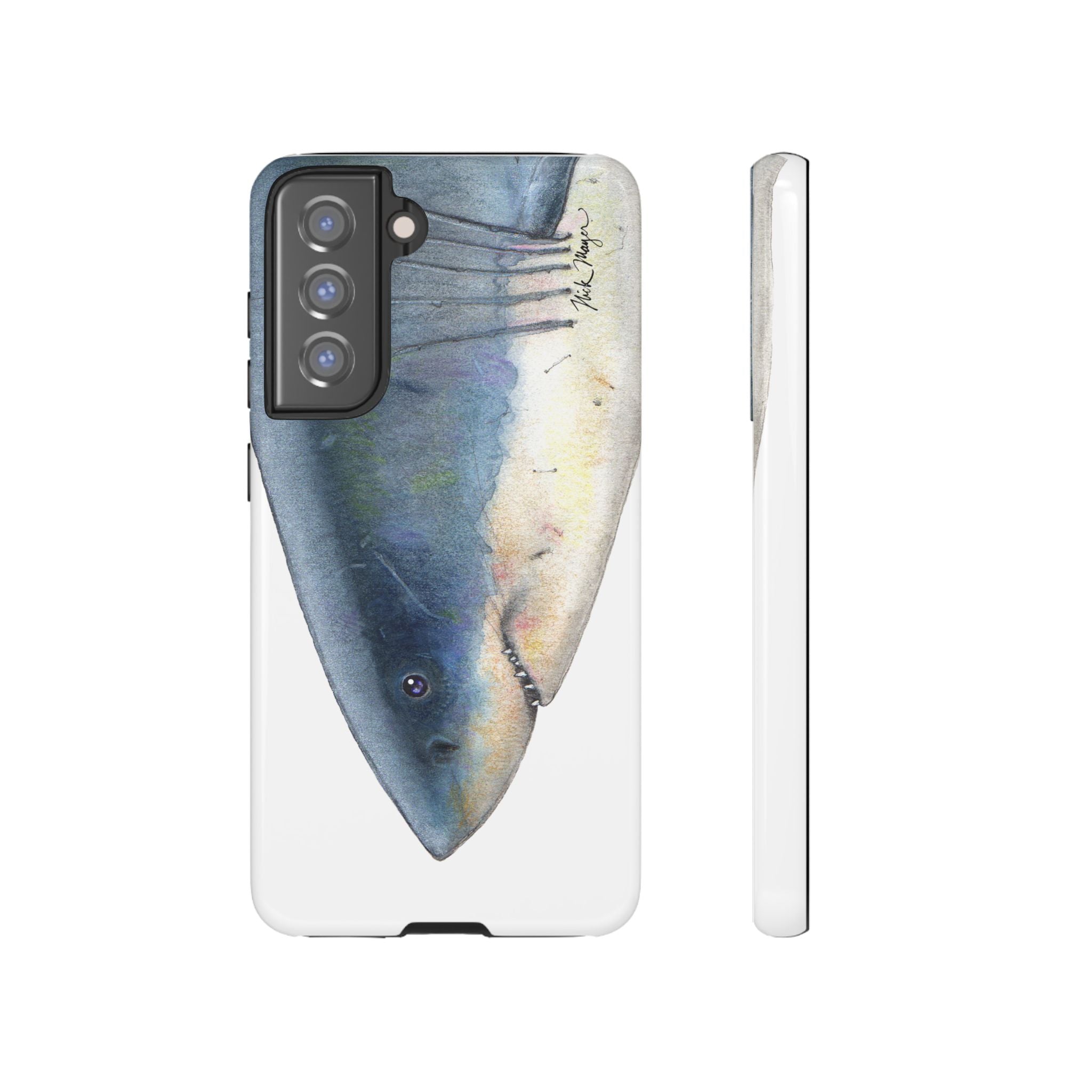 Great White Shark Face Phone Case (Samsung) Printify