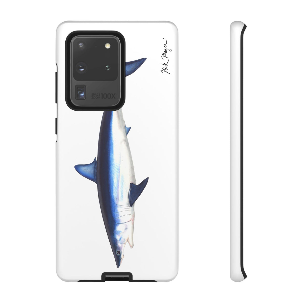 Mako Shark White Phone Case (Samsung) Printify