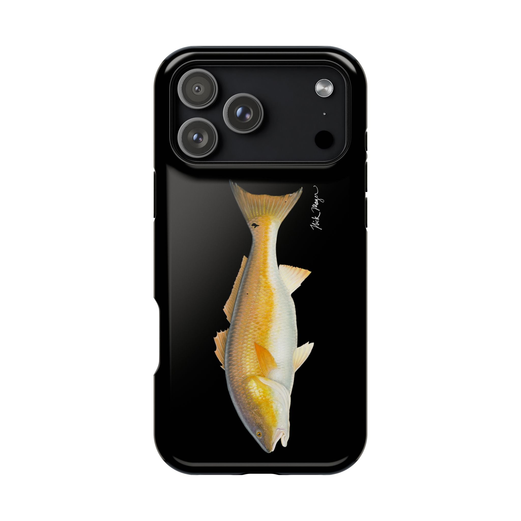 Bull Redfish MagSafe Black iPhone Case