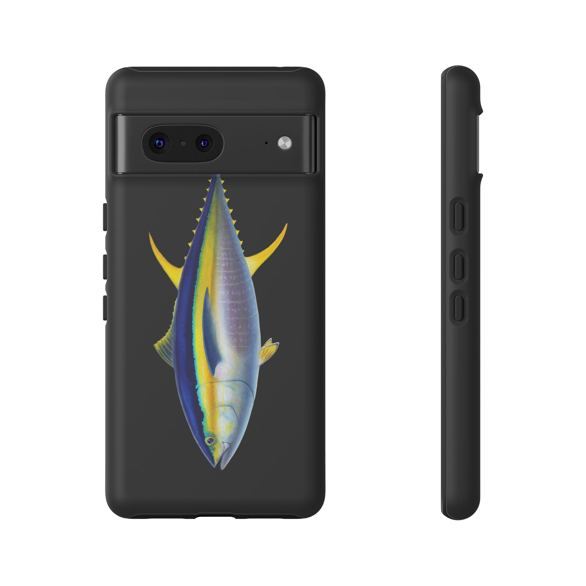 Yellowfin Tuna Black Phone Case (Samsung) Printify