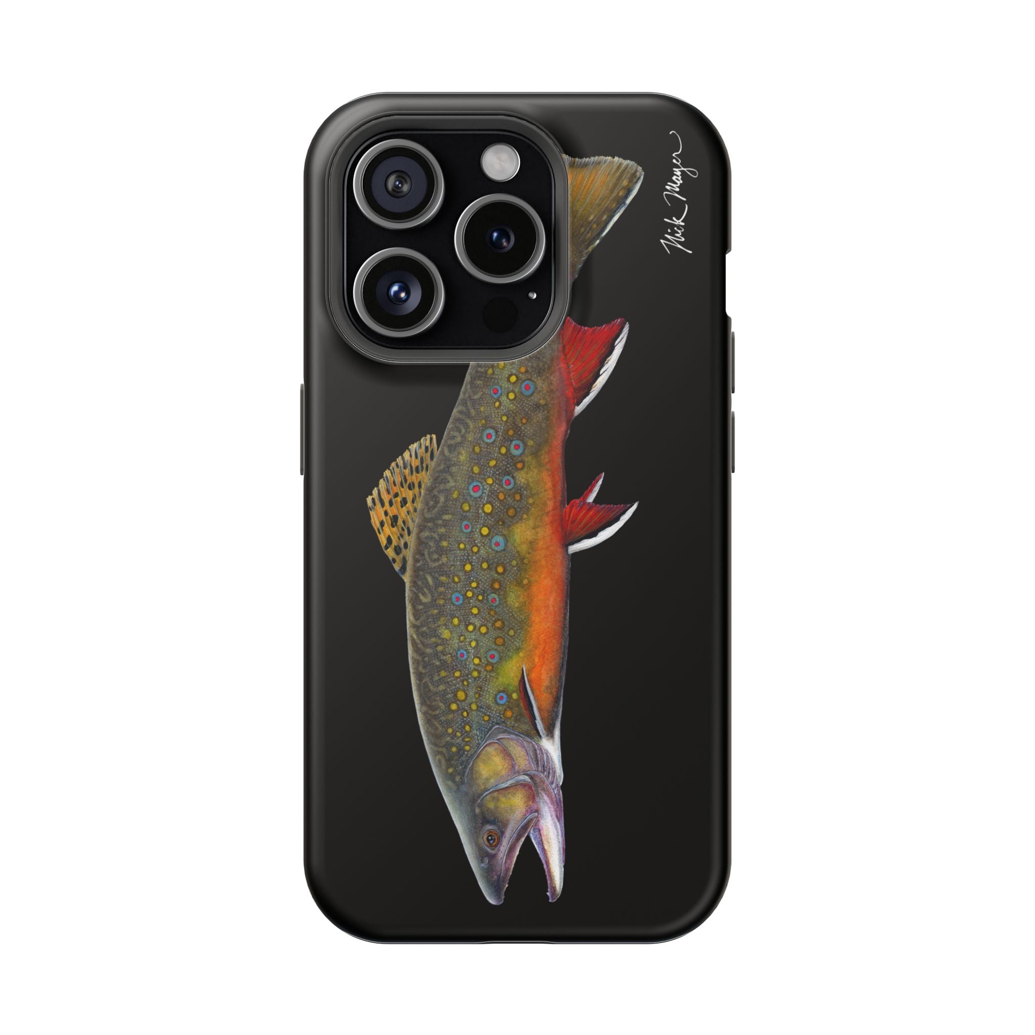 Brook Trout MagSafe Black iPhone Case