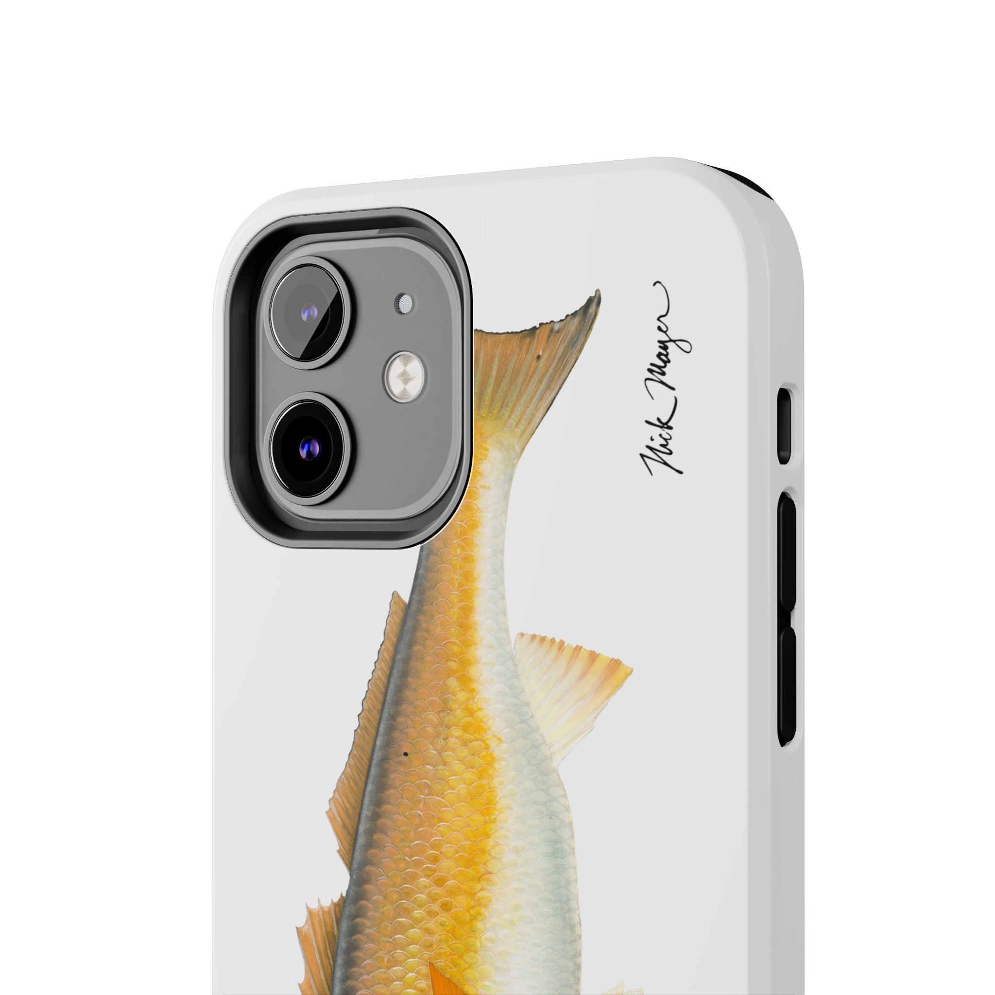 Bull Redfish White Phone Case (iPhone)
