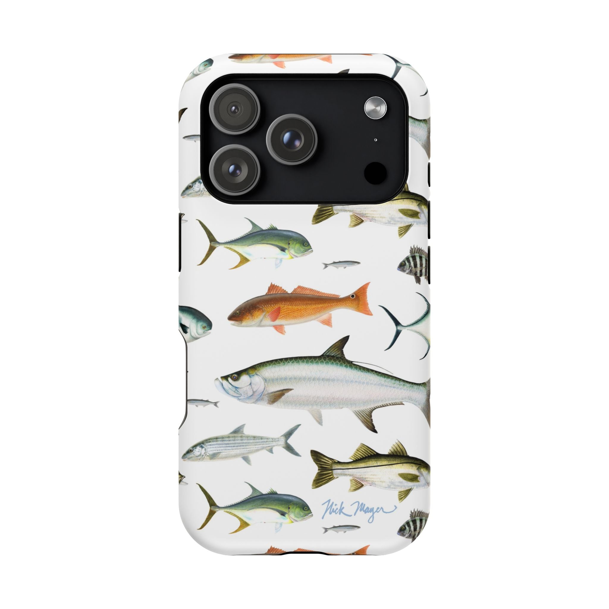 Southern Fish White MagSafe iPhone Case