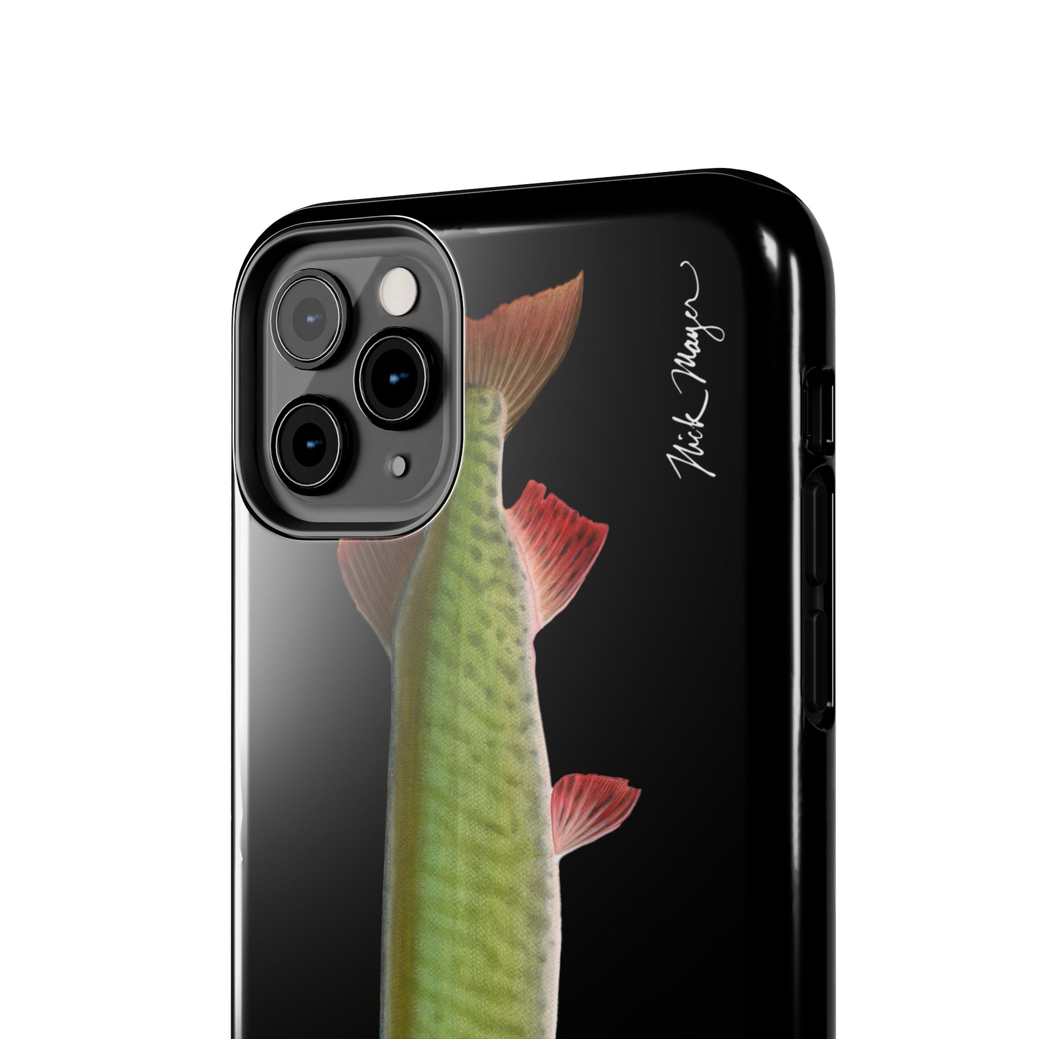 Trophy Muskie Black Phone Case (iPhone)