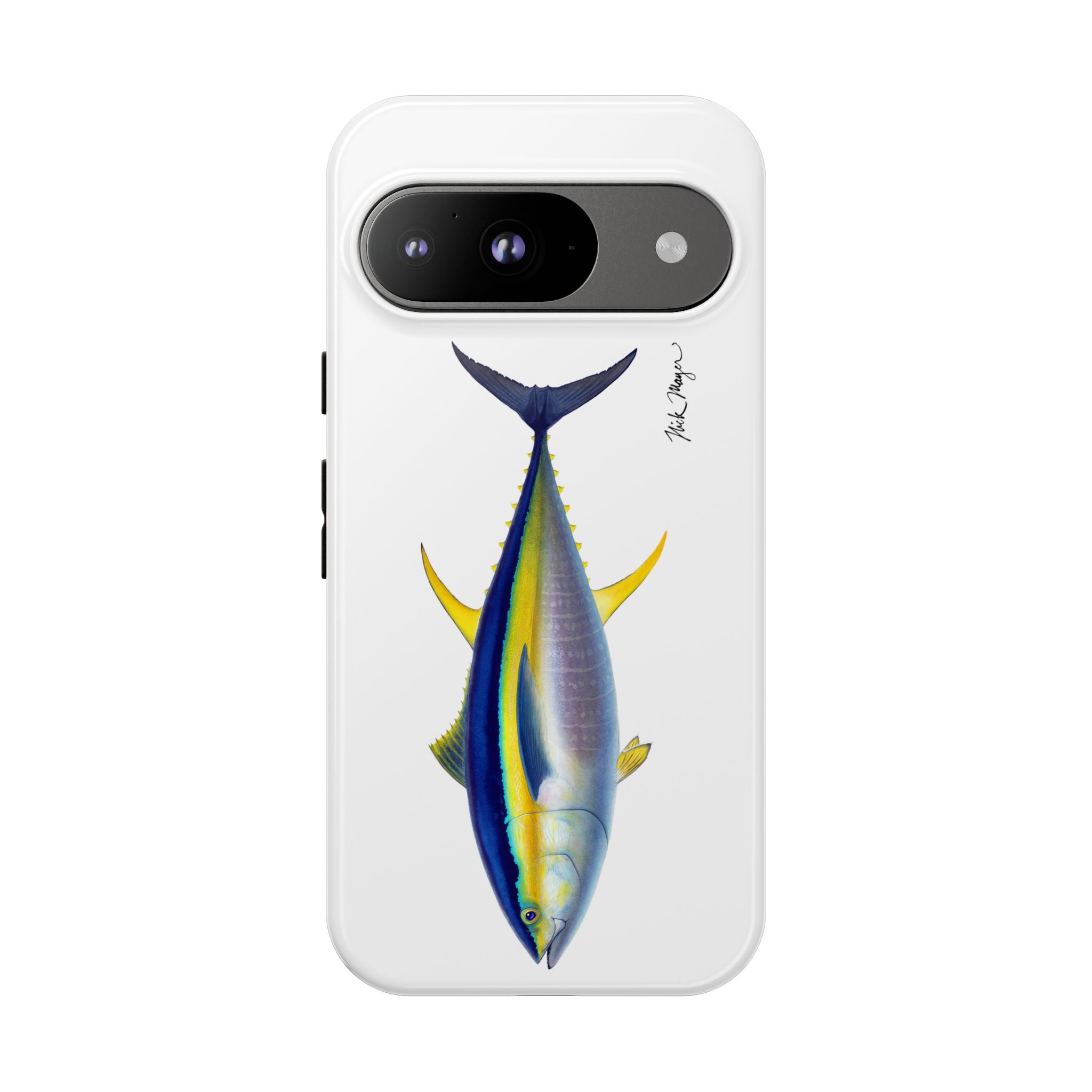 Yellowfin Tuna White Phone Case (Samsung) Printify