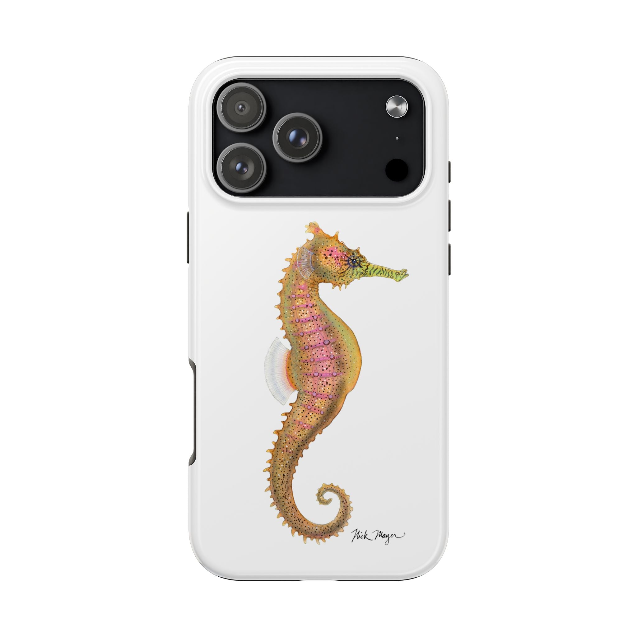 Pink Seahorse Phone Case (iPhone)