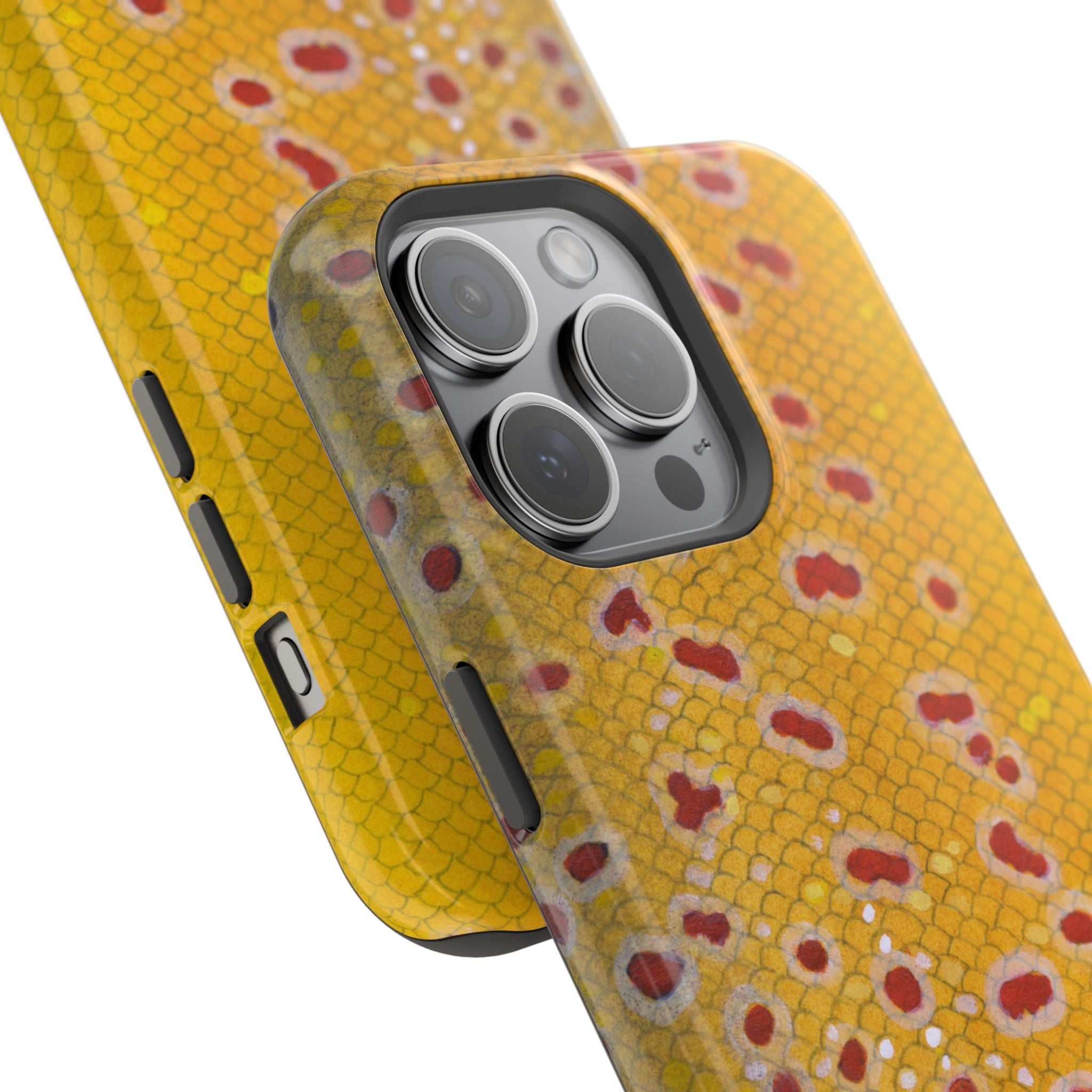 Brown Trout 3 Skin MagSafe iPhone Case