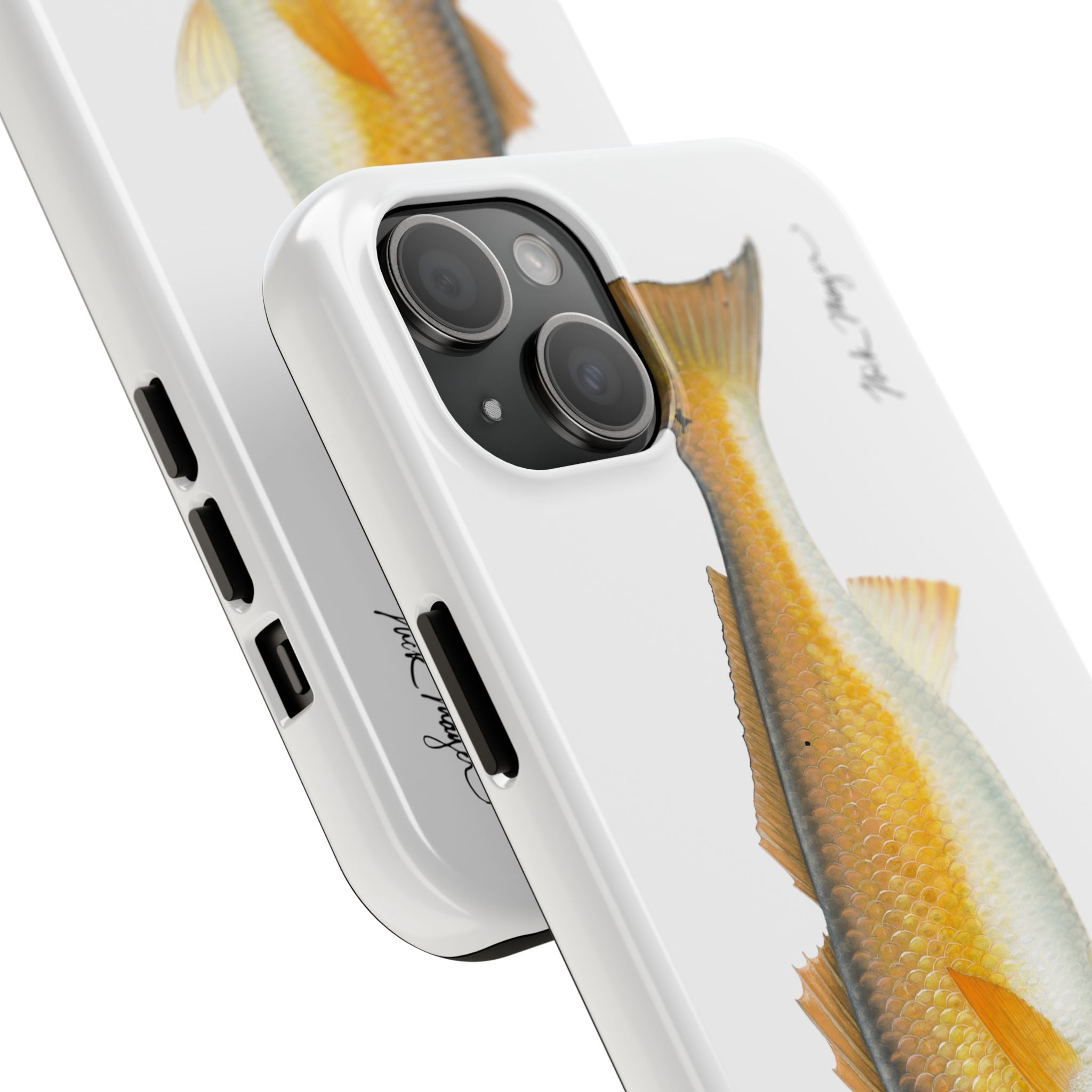 Bull Redfish White Phone Case (iPhone)