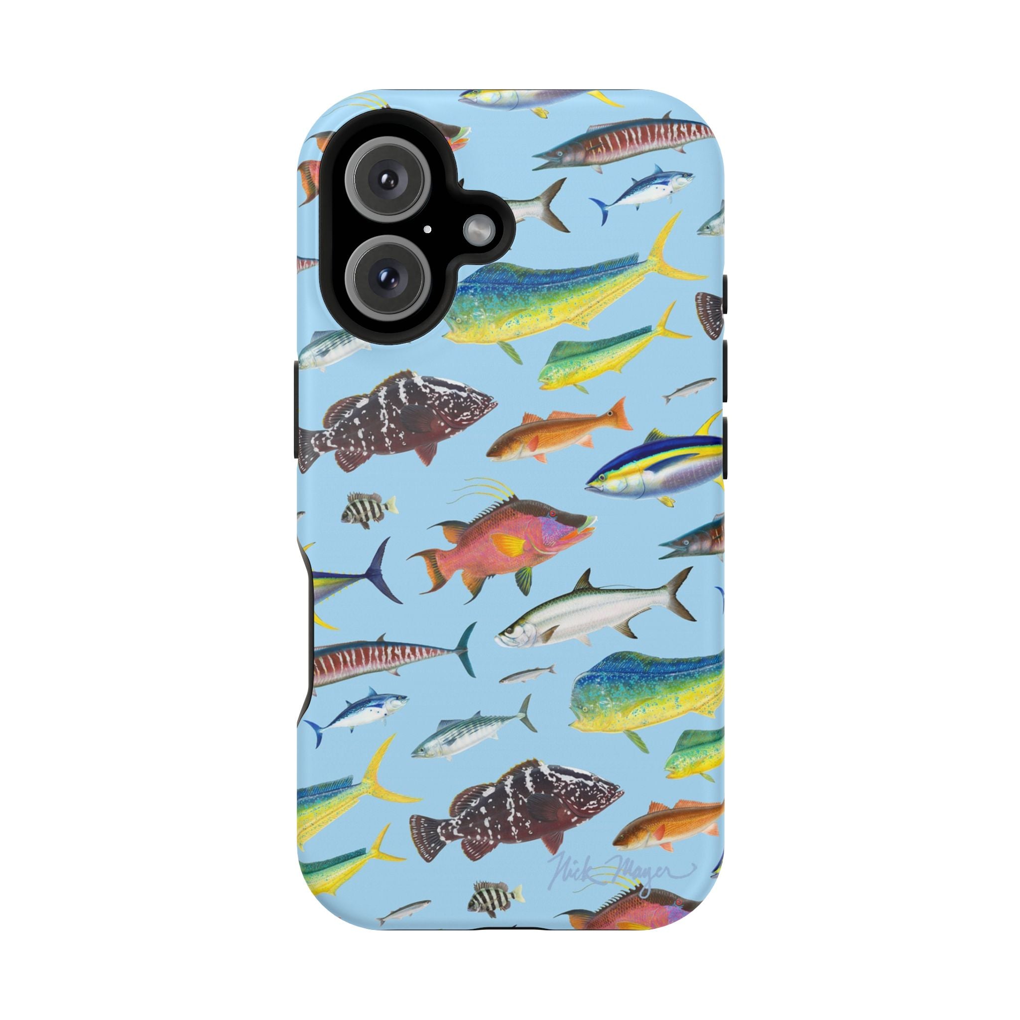 Southern Offshore Fish Blue MagSafe iPhone Case