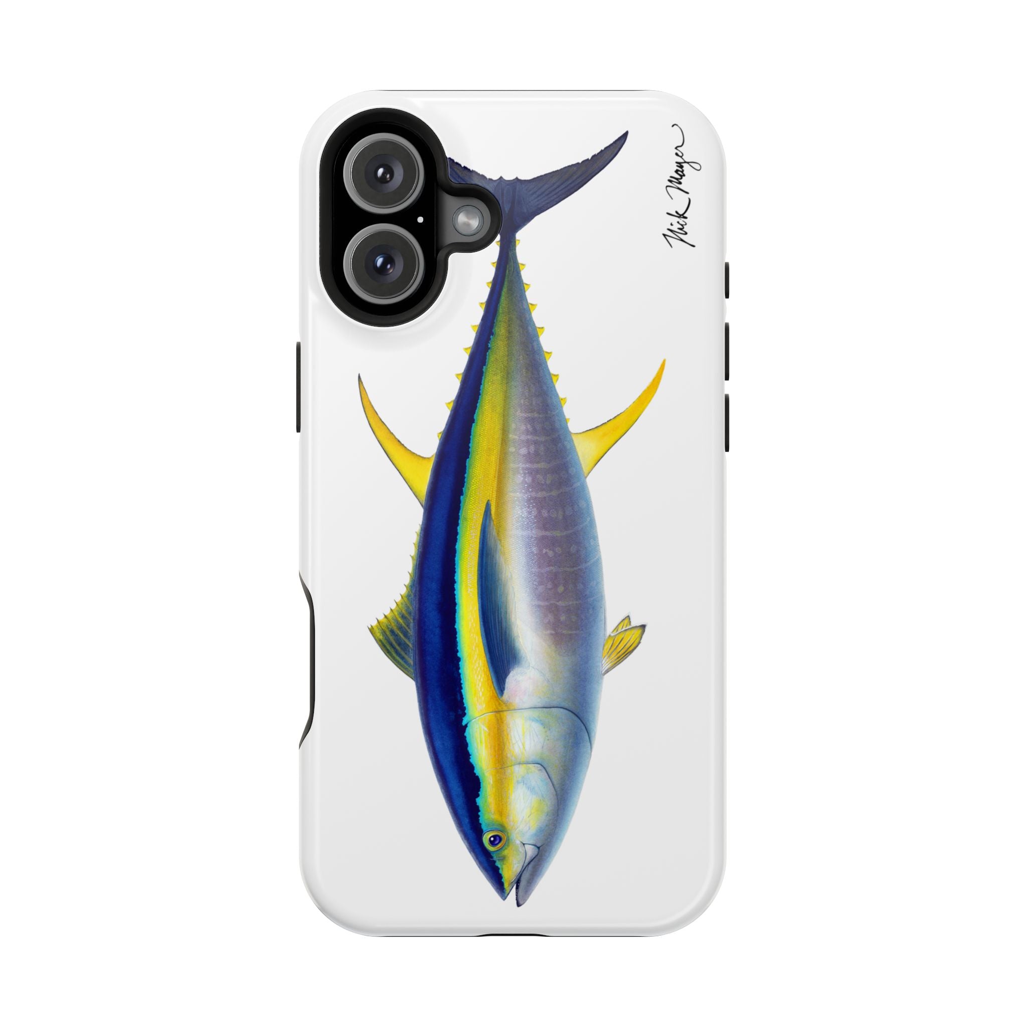 Yellowfin Tuna MagSafe White iPhone Case