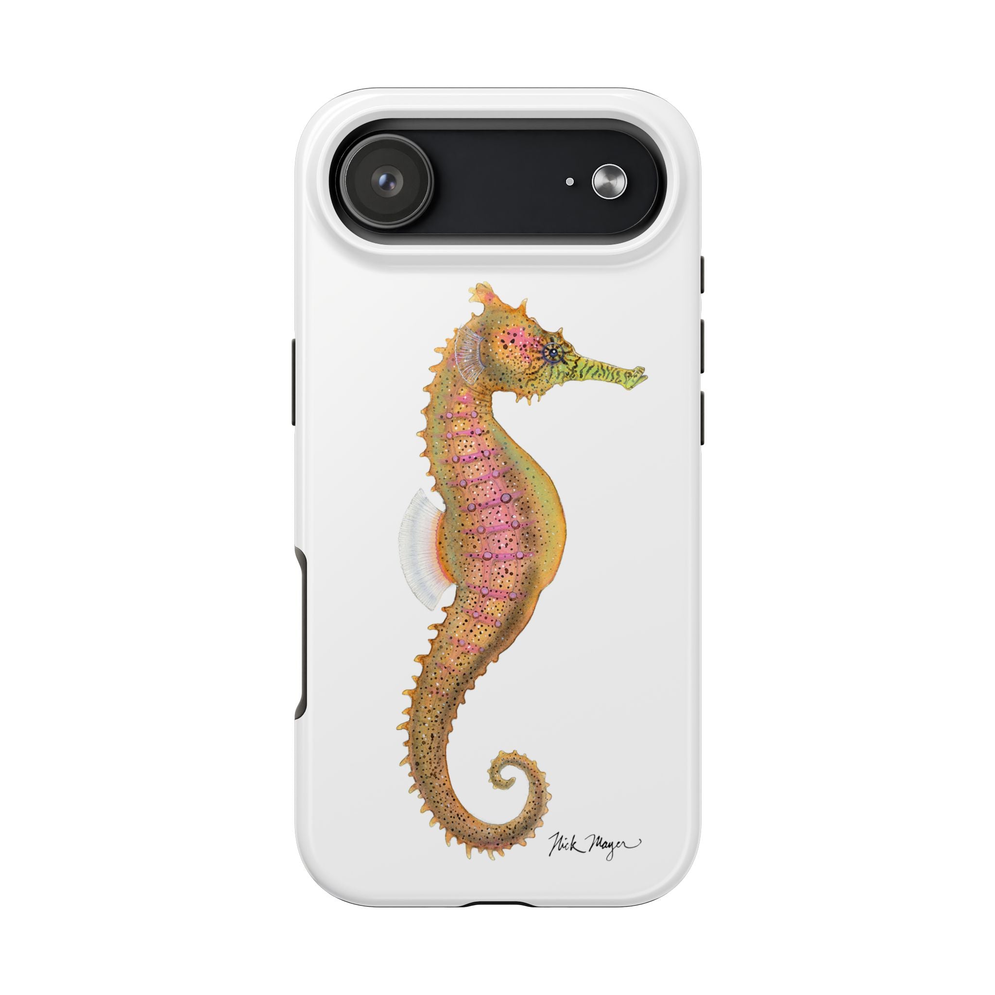 Pink Seahorse Phone Case (iPhone)