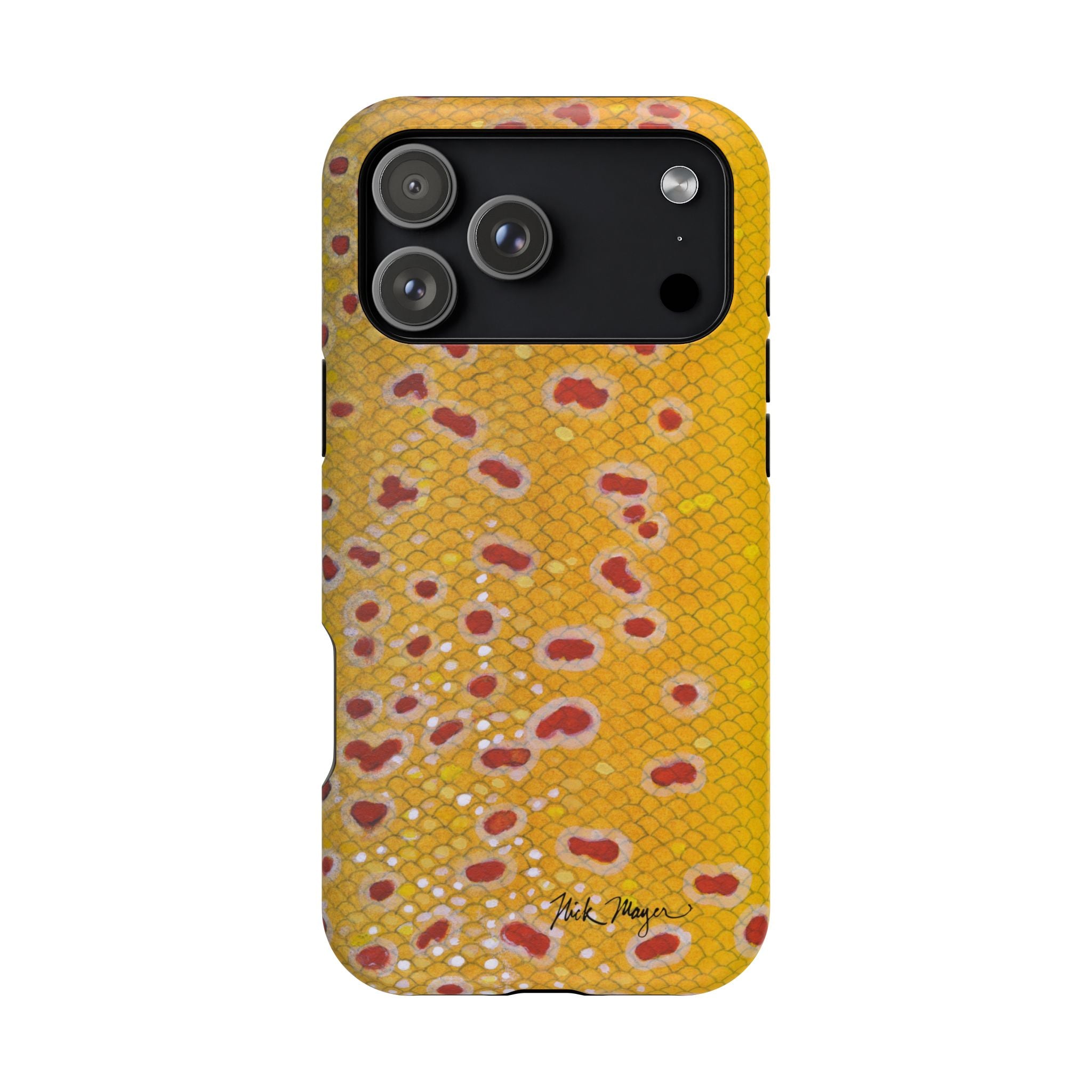 Brown Trout 3 Skin MagSafe iPhone Case