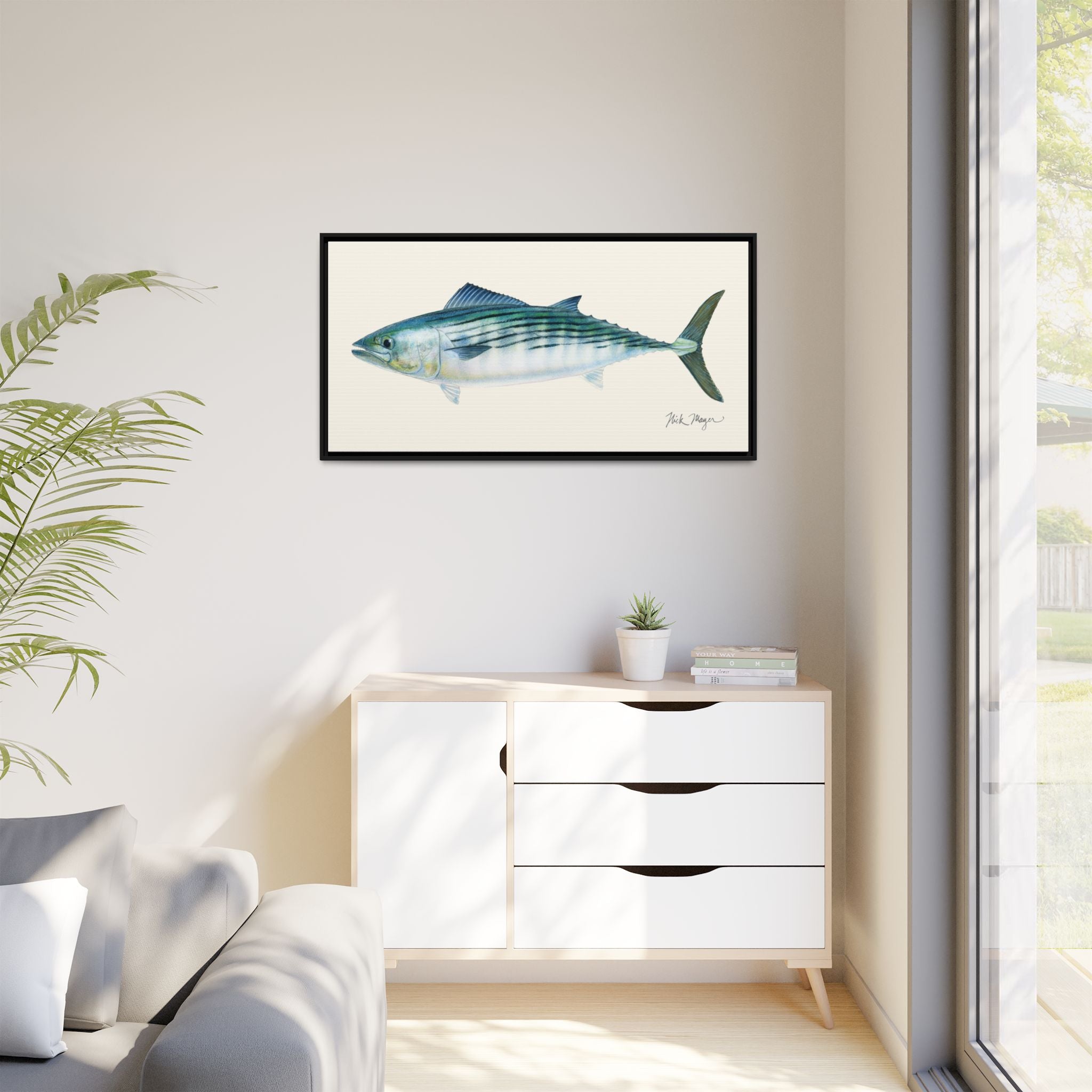 Bonito Framed Canvas Print Printify
