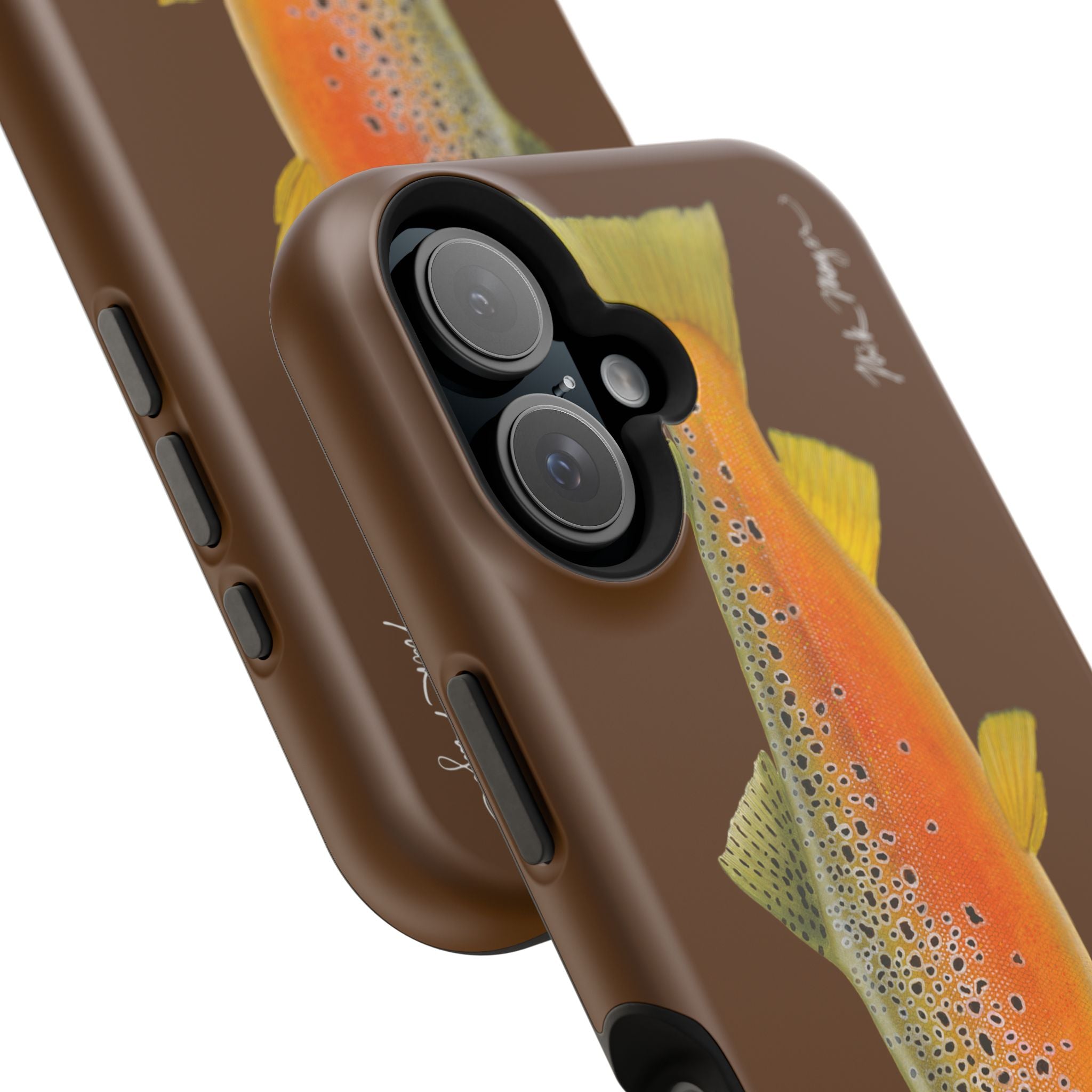 Brown Trout 2 Brown MagSafe iPhone Case, Limited Run