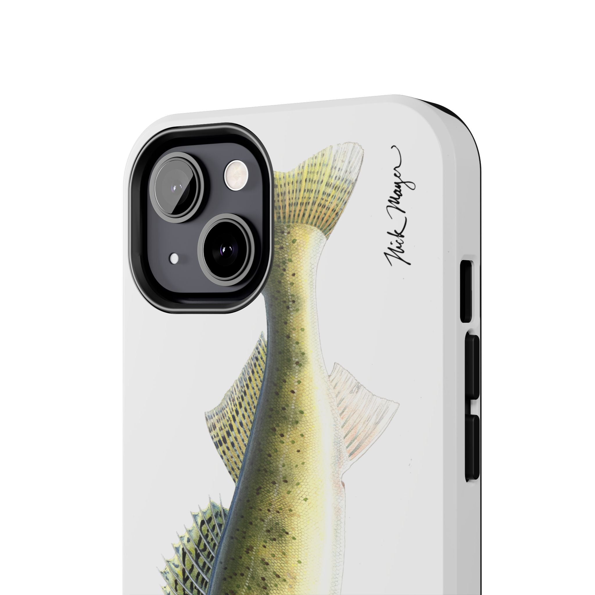 Walleye White Phone Case (iPhone)