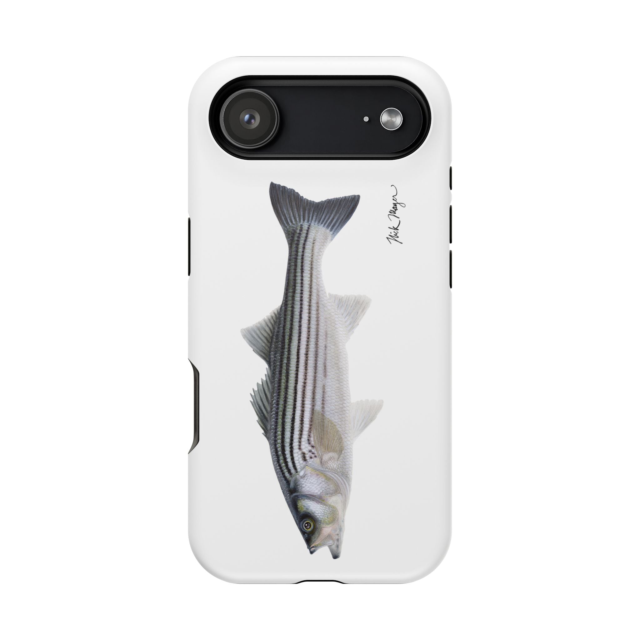 Schoolie Striper MagSafe White iPhone Case