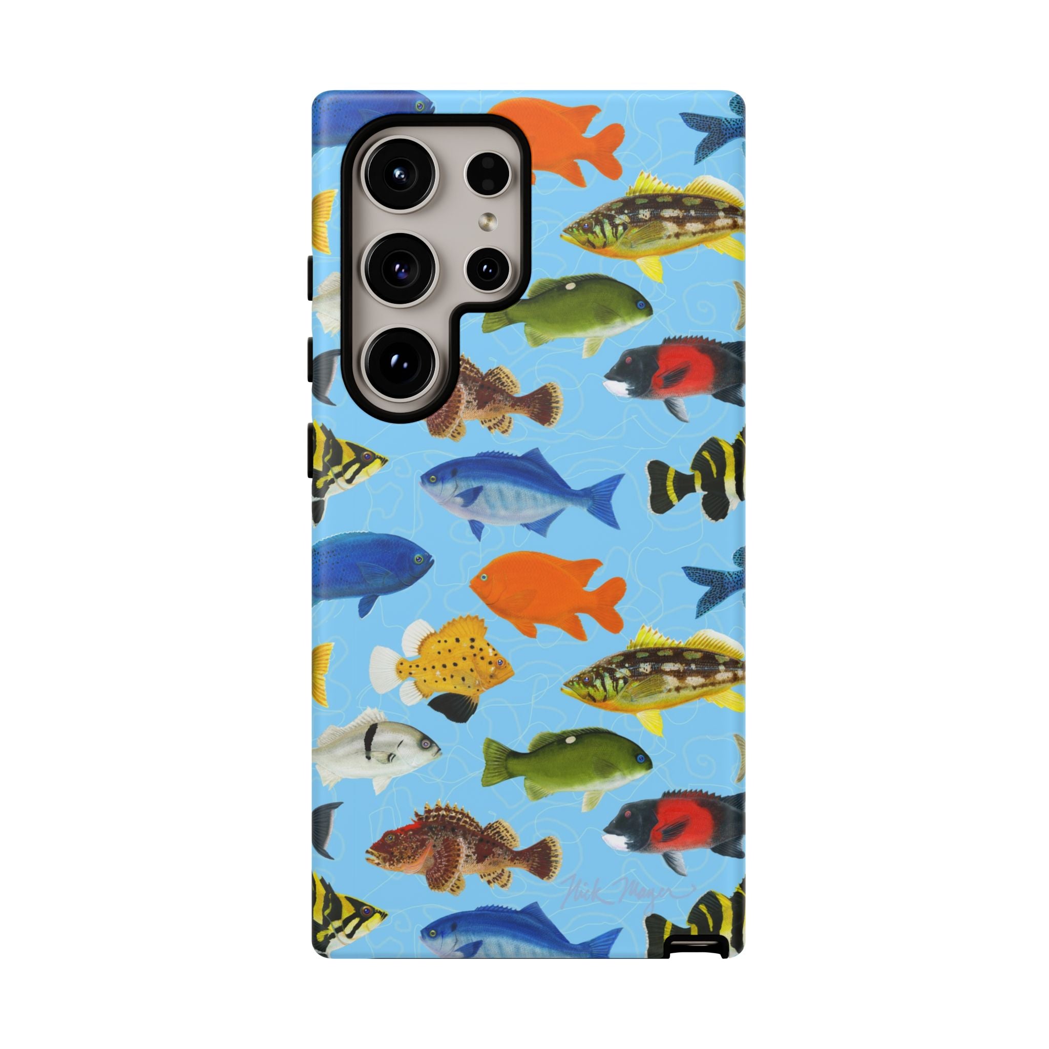 NEW California Fish Blue Phone Case (Samsung)